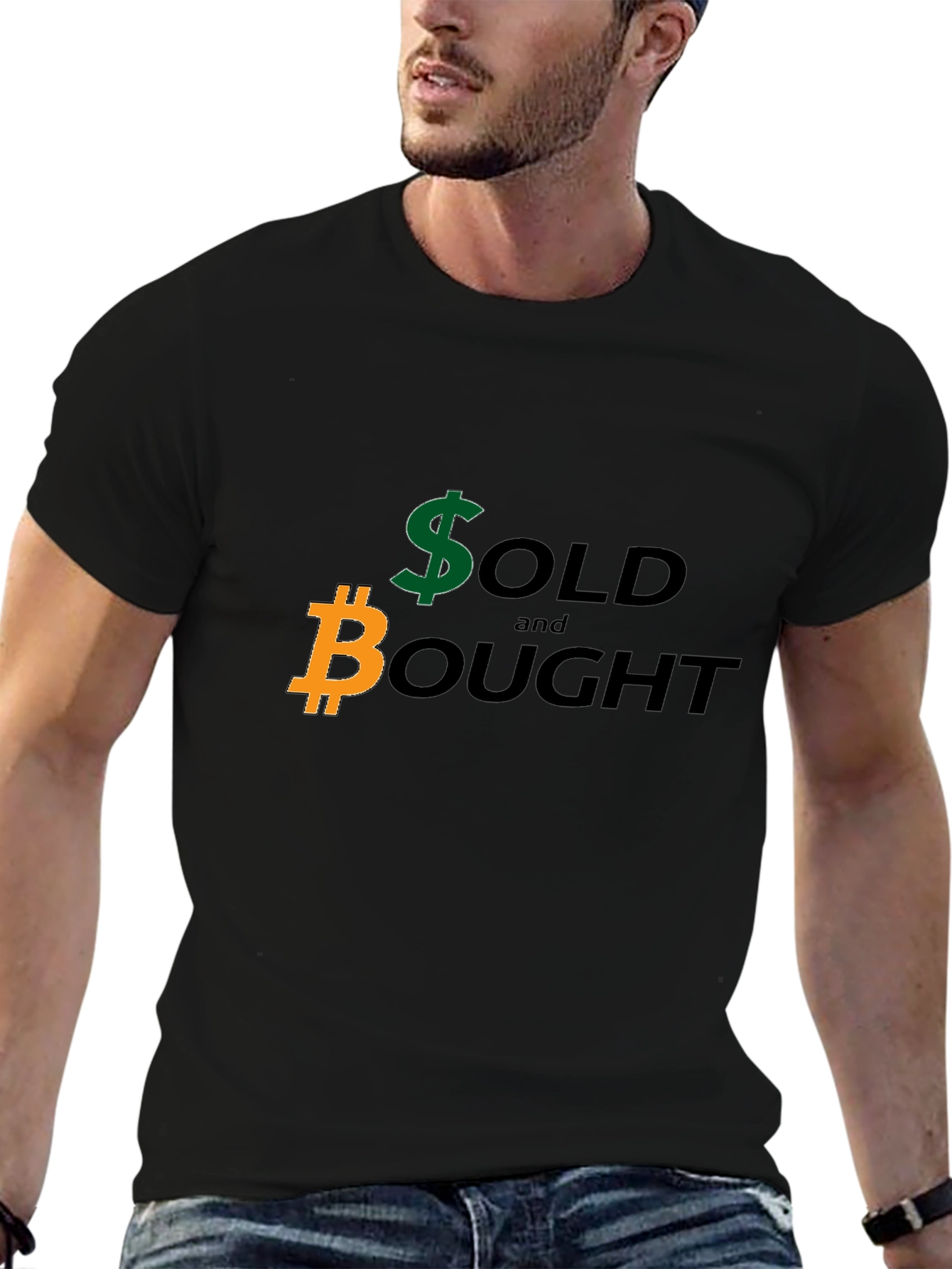 Crypto Trading T-Shirt - Sold and Bought Design