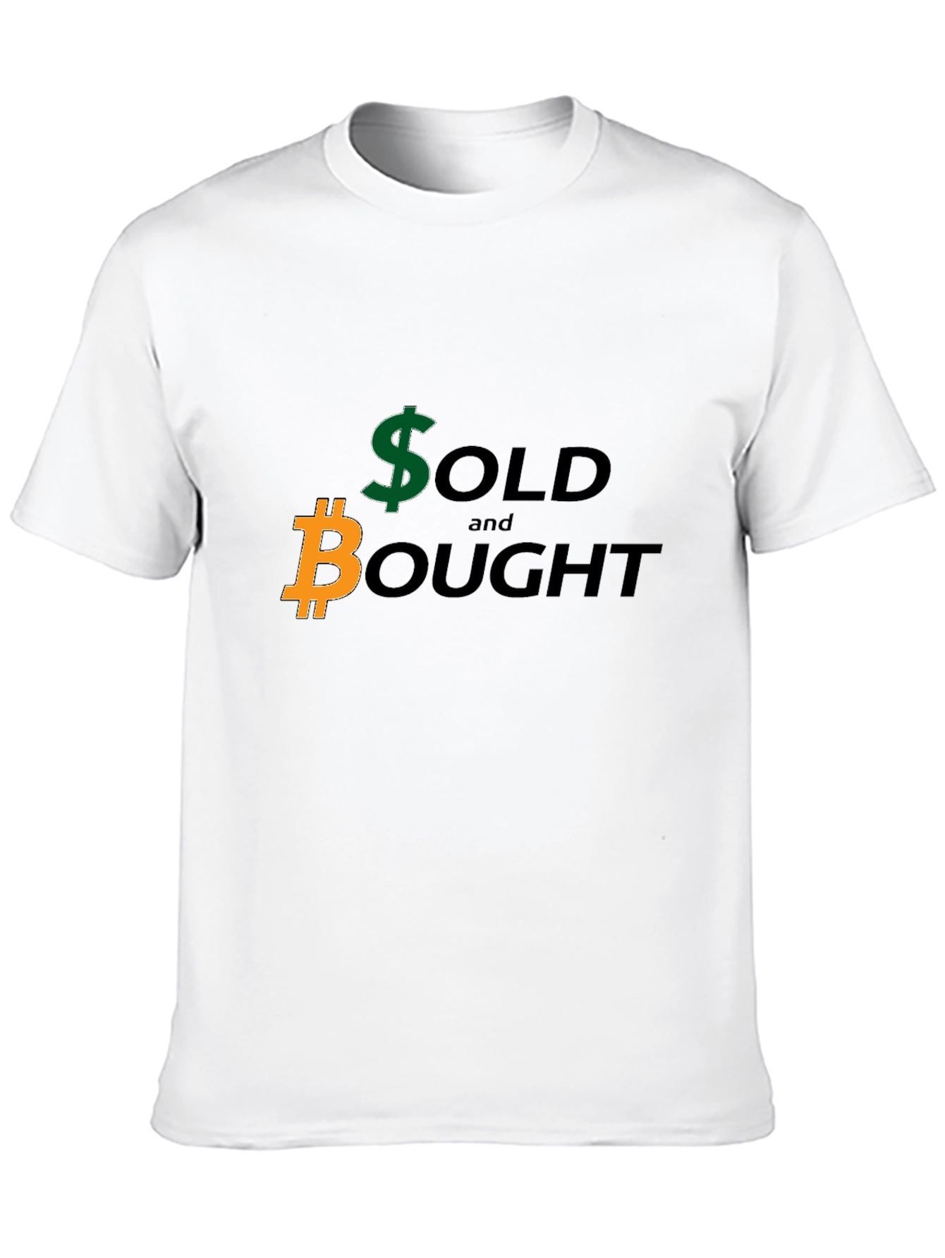 Crypto Trading T-Shirt - Sold and Bought Design