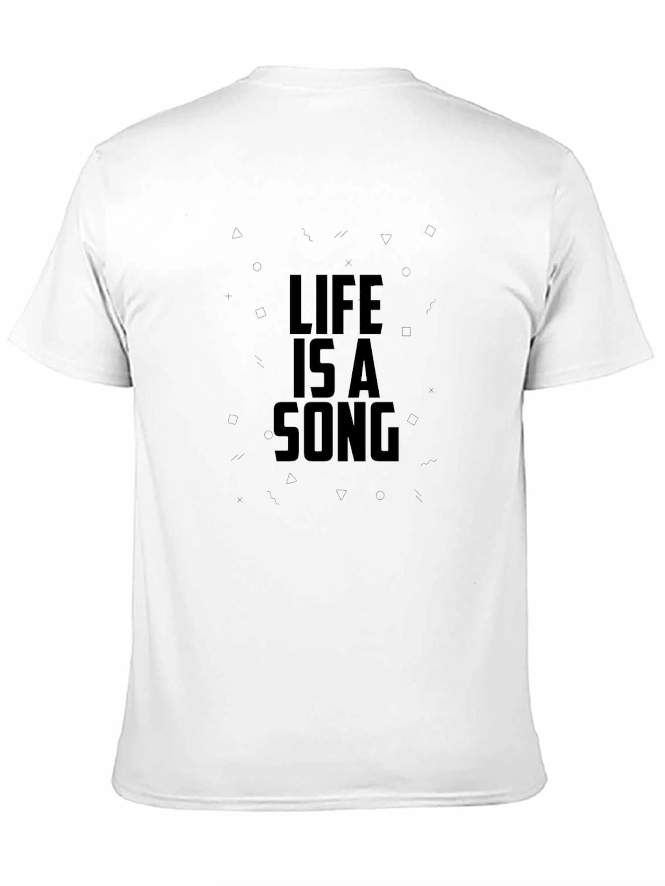 Life Is A Song Black Graphic Tee