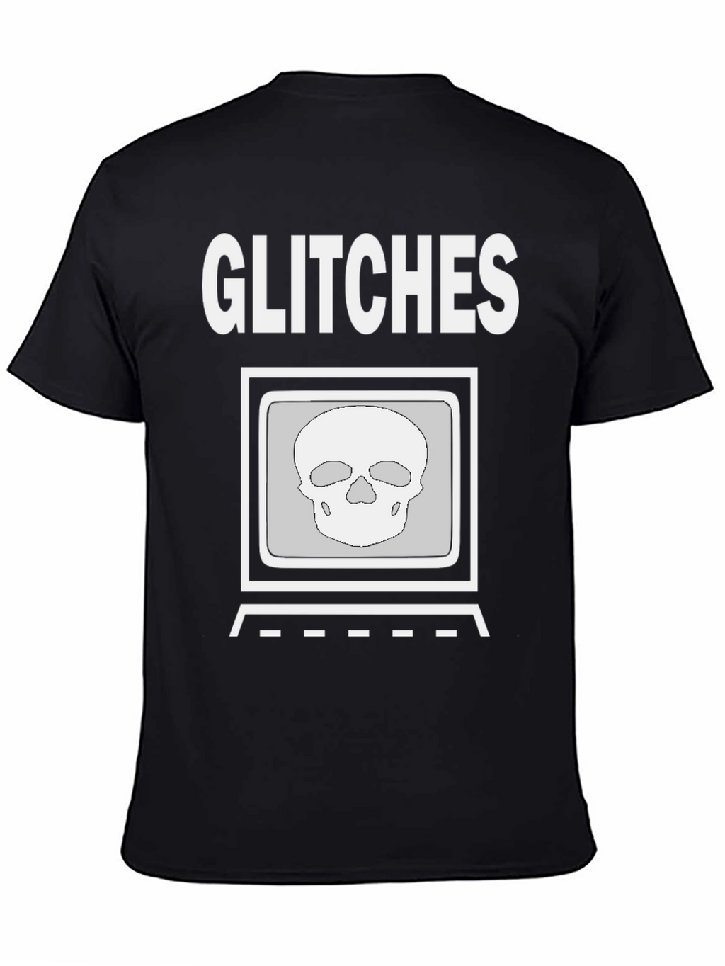 Glitch Skull Graphic Tee - Modern Streetwear Shirt
