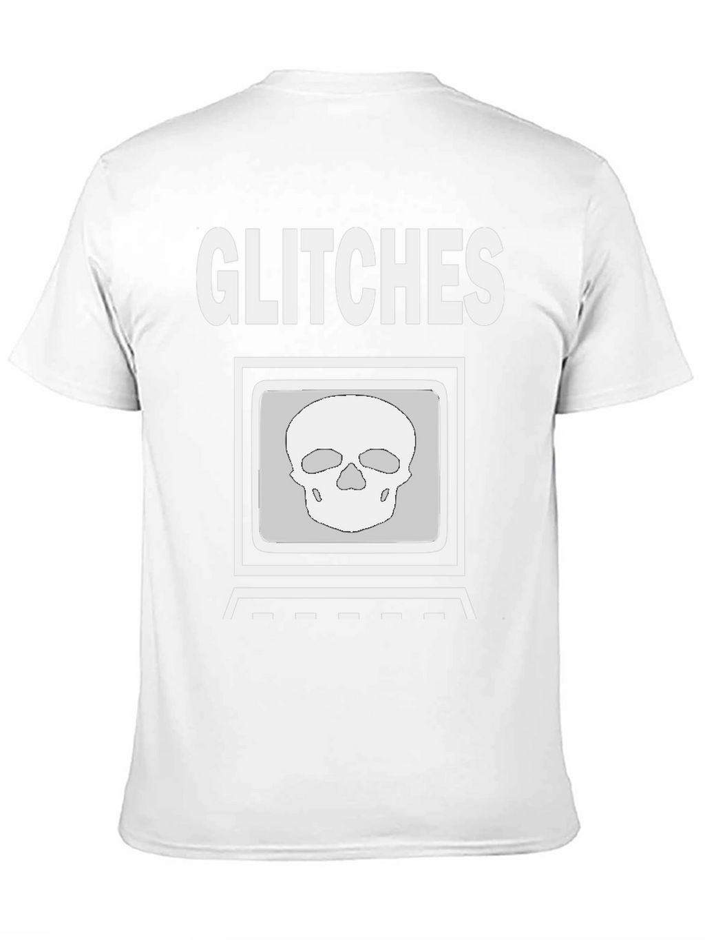 Glitch Skull Graphic Tee - Modern Streetwear Shirt
