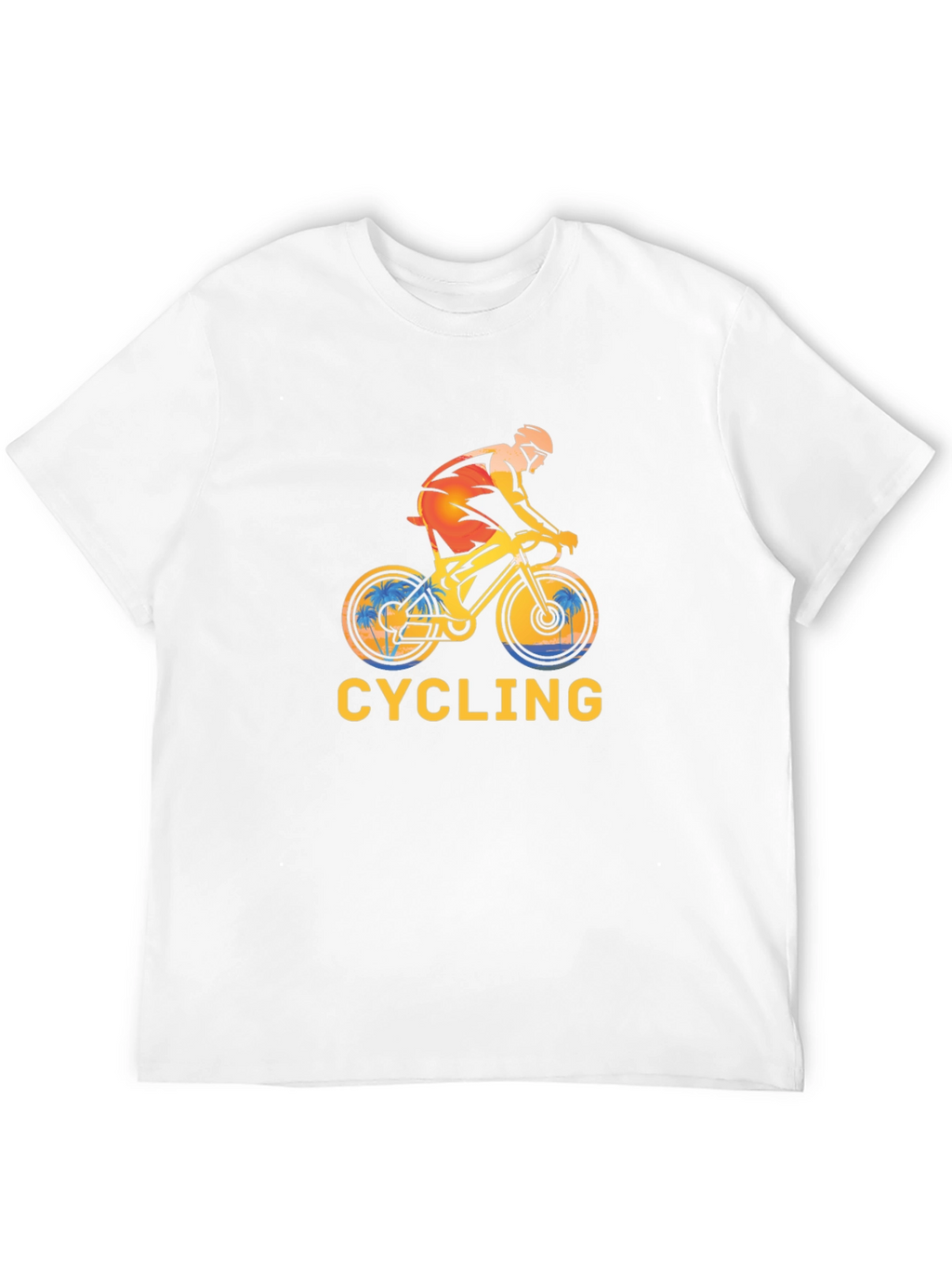 Cycling Graphic Black T-Shirt