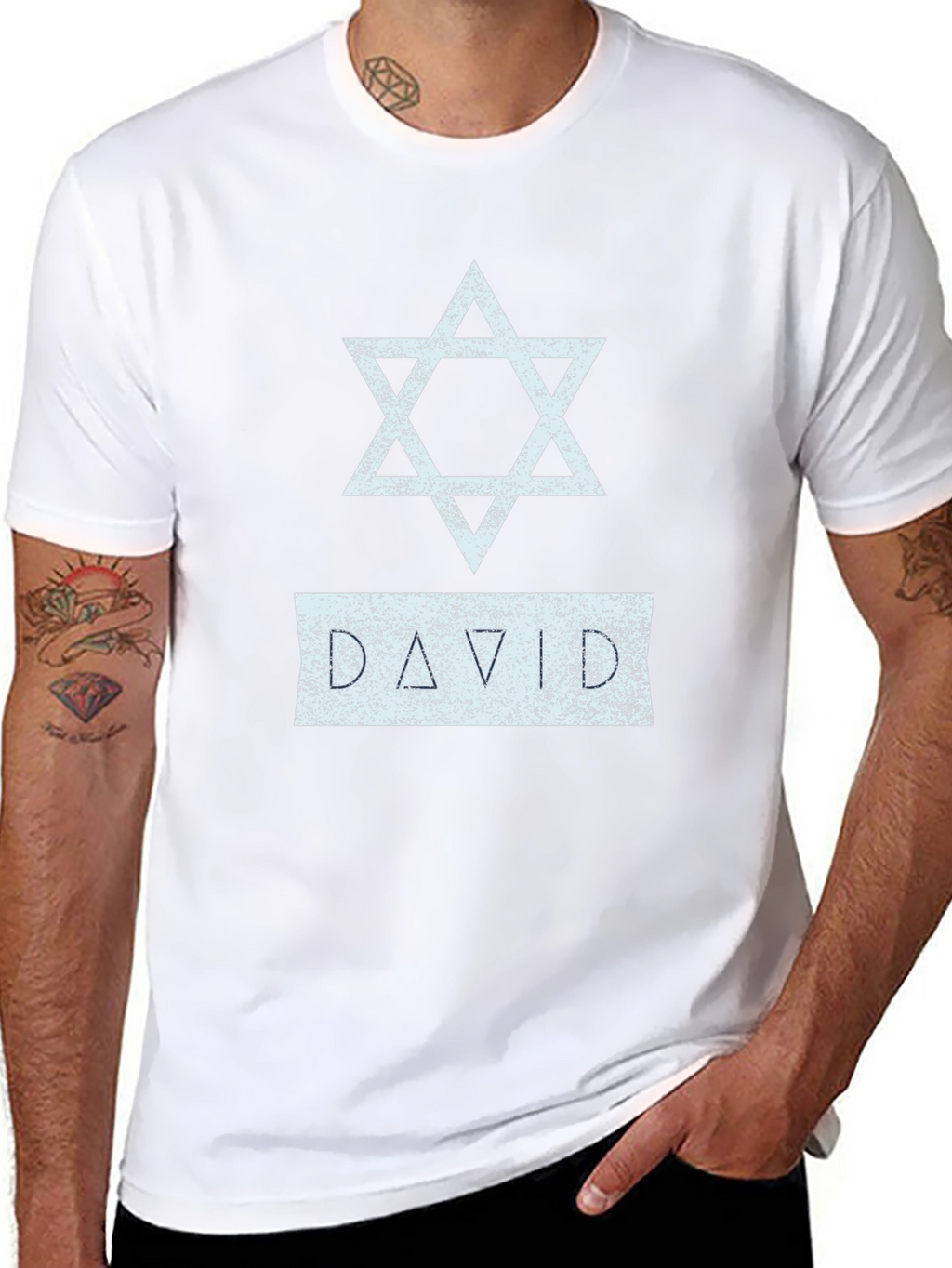 David Star Graphic T-Shirt - Classic Black Tee