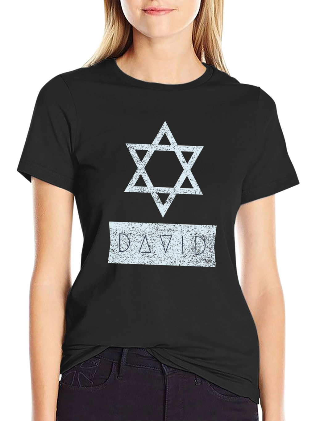 David Star Graphic T-Shirt - Classic Black Tee