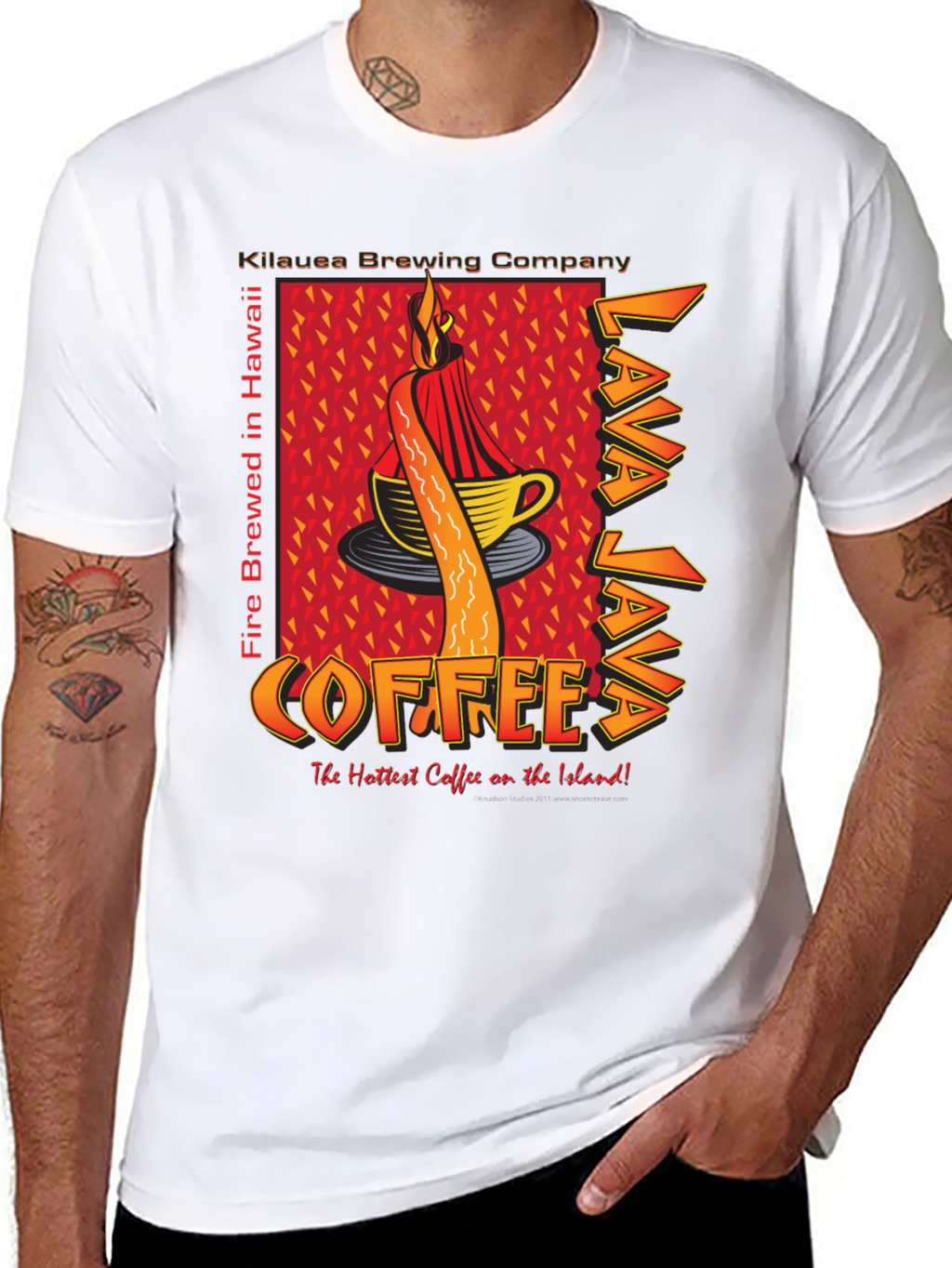 Lava Java Coffee T-Shirt - Kilauea Brewing Company
