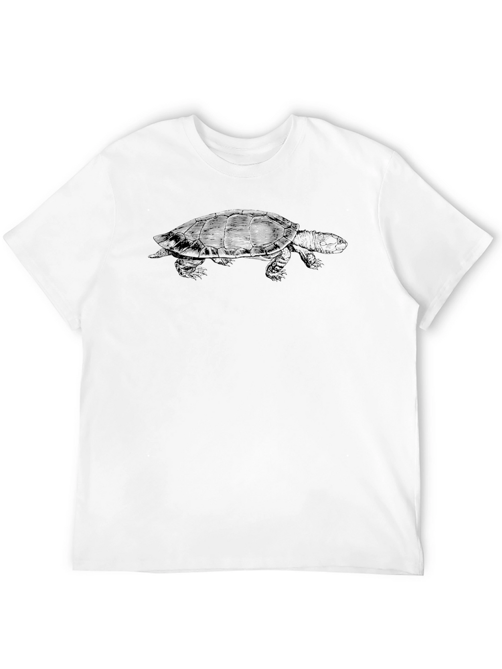 Black Turtle Graphic Tee - Classic Comfort