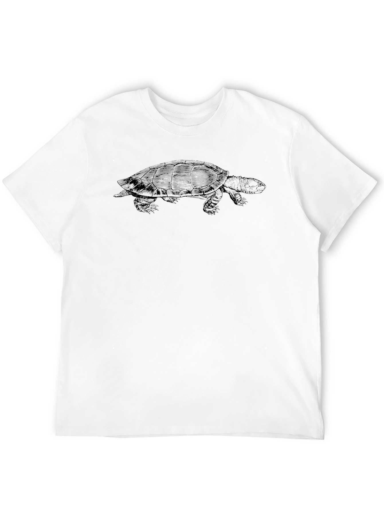 Black Turtle Graphic Tee - Classic Comfort