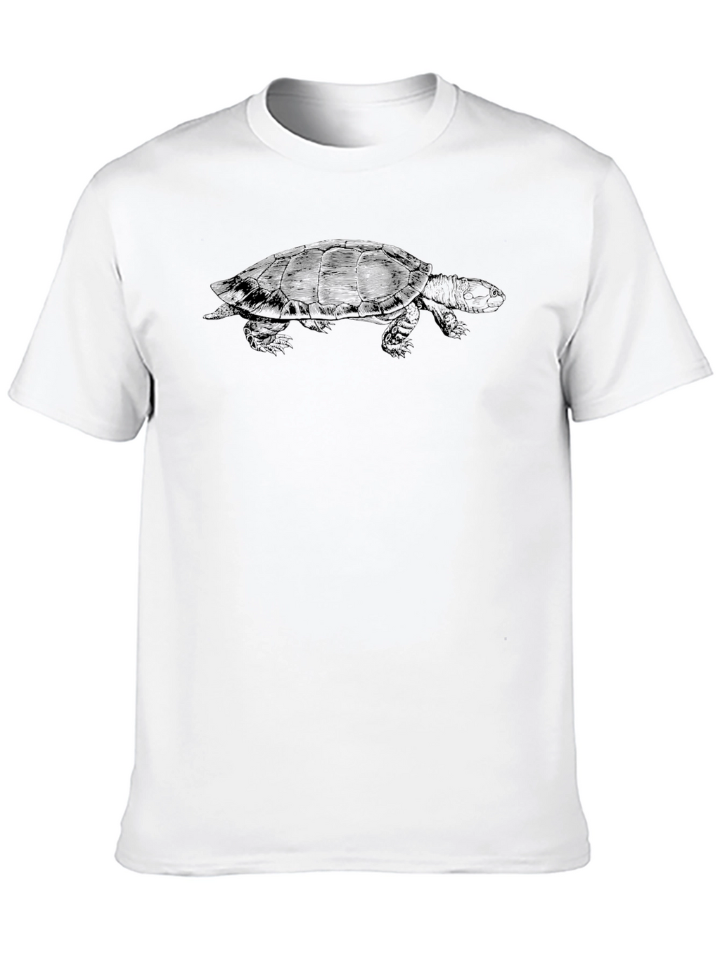 Black Turtle Graphic Tee - Classic Comfort
