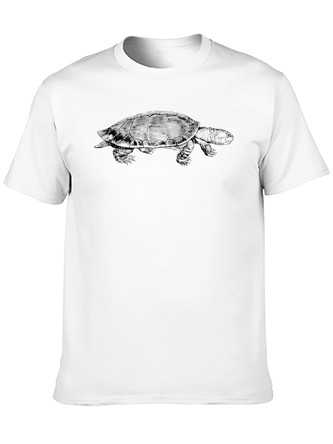 Black Turtle Graphic Tee - Classic Comfort
