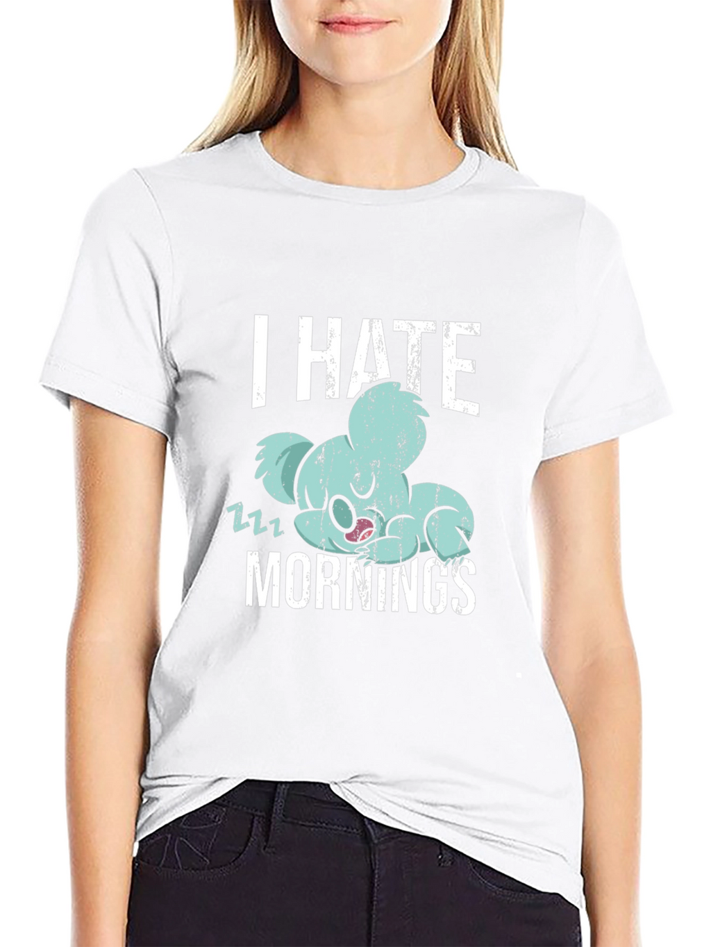 I Hate Mornings Koala T-Shirt