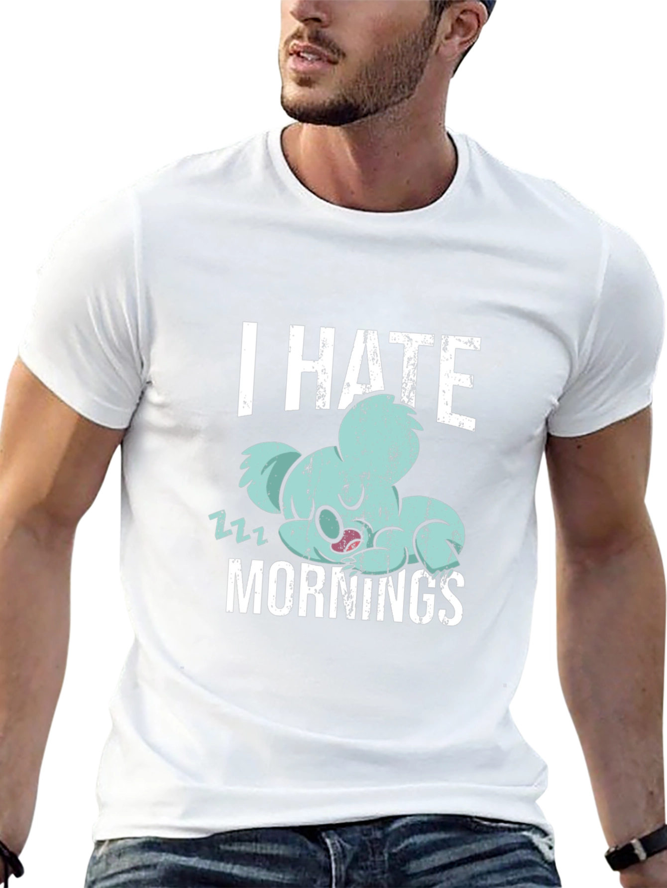 I Hate Mornings Koala T-Shirt