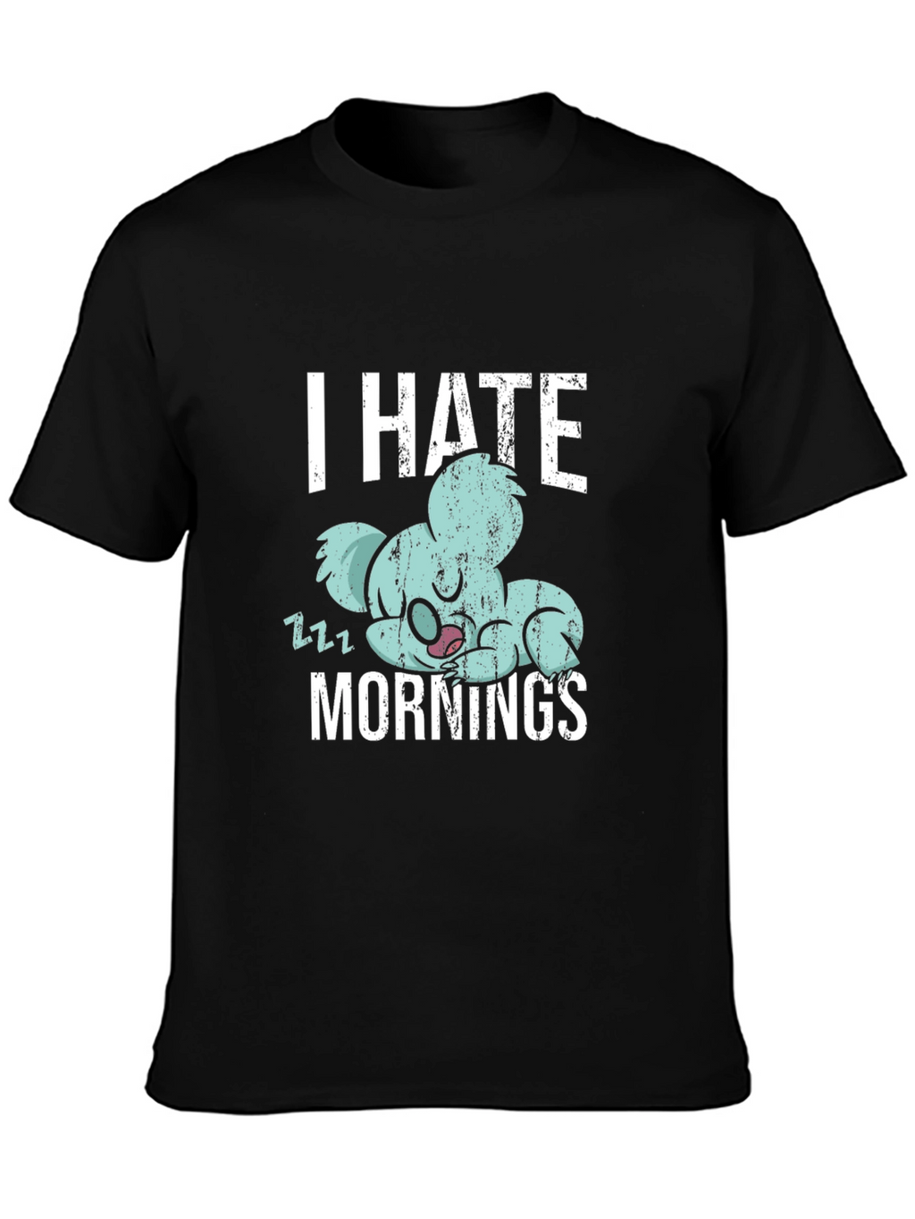 I Hate Mornings Koala T-Shirt