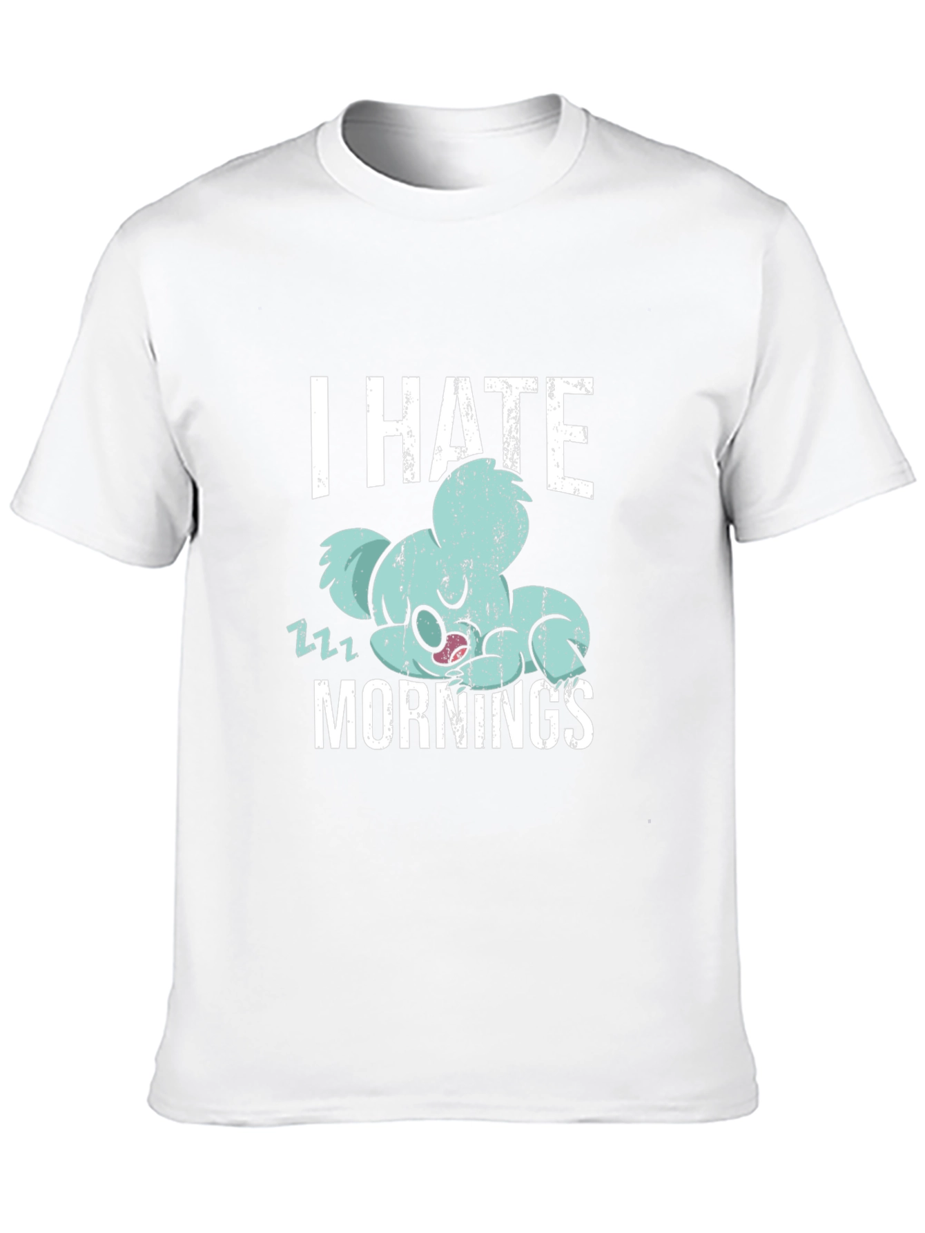 I Hate Mornings Koala T-Shirt