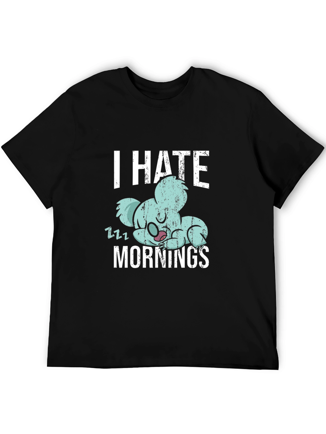 I Hate Mornings Koala T-Shirt