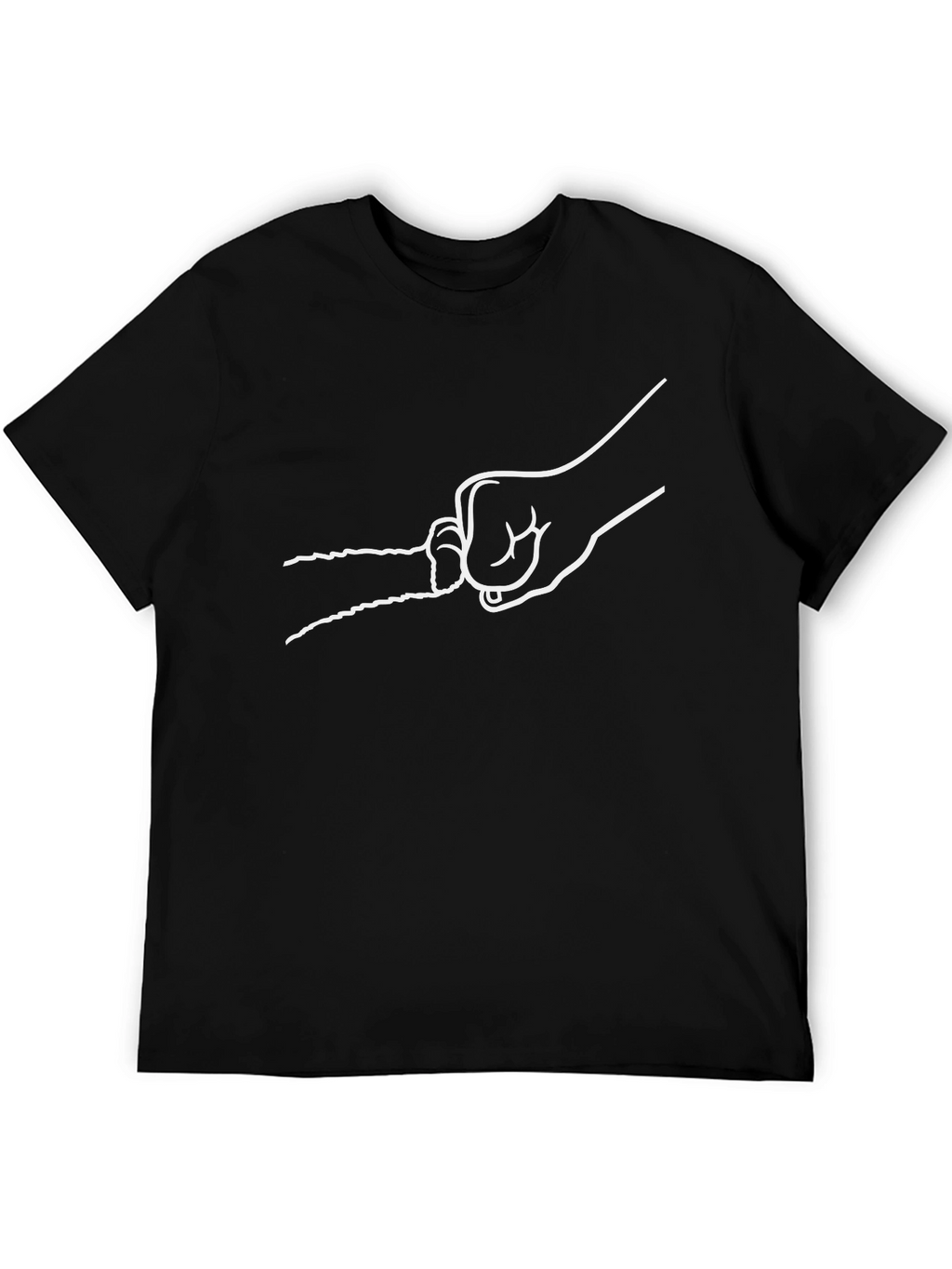 Father & Son Fist Bump Black Tee