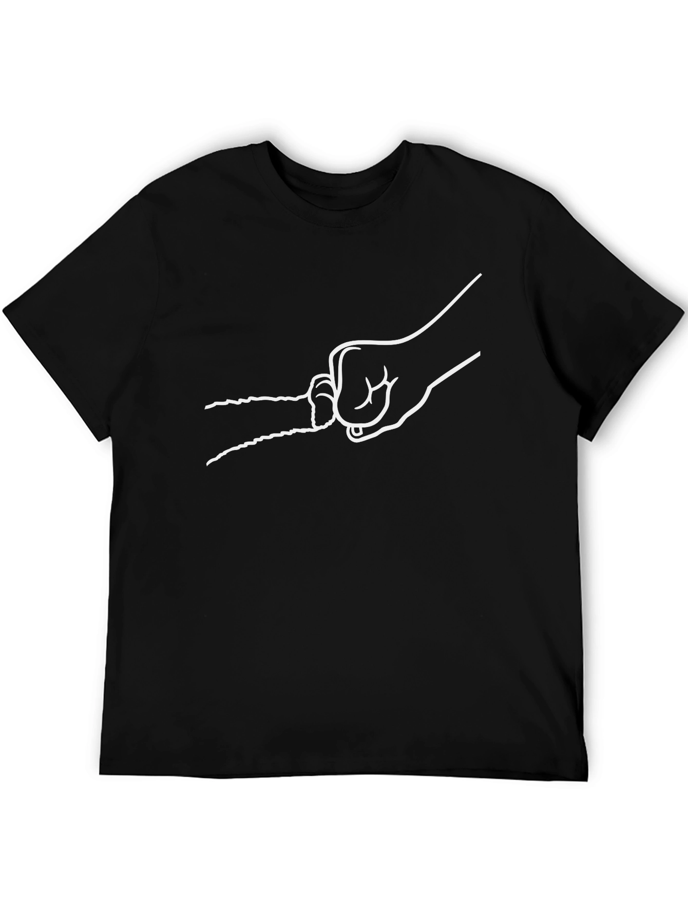 Father & Son Fist Bump Black Tee