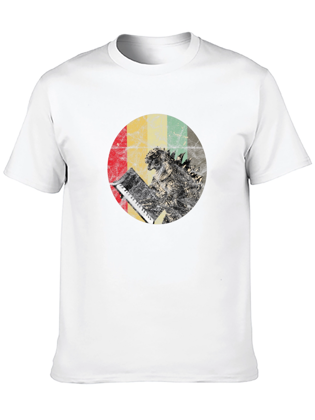 Godzilla Keyboardist Graphic Tee