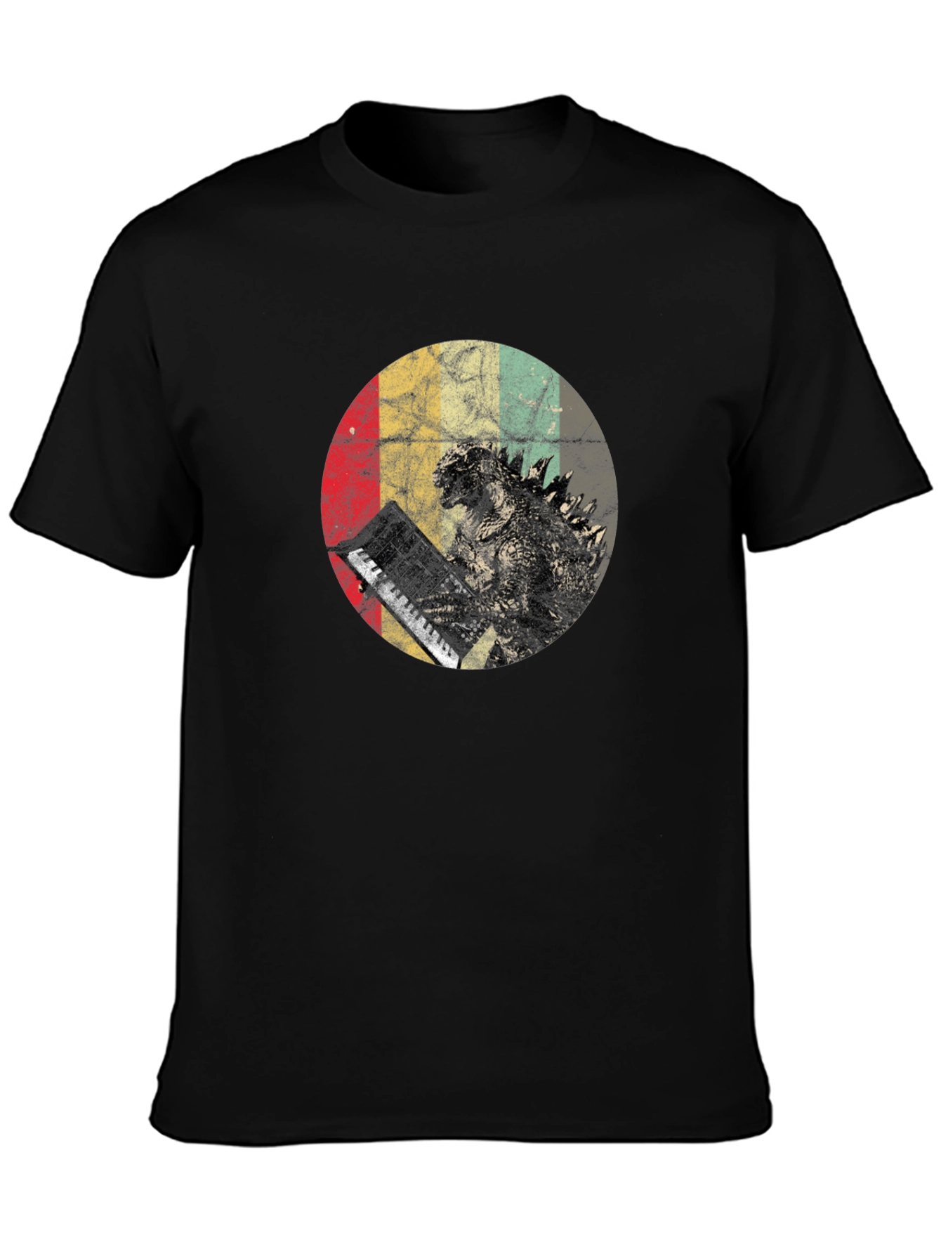 Godzilla Keyboardist Graphic Tee