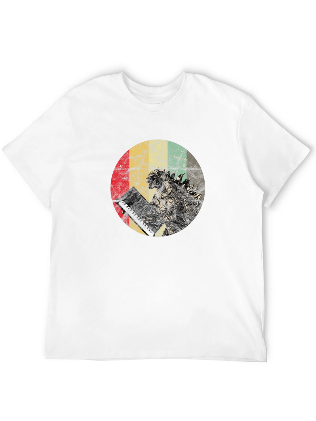 Godzilla Keyboardist Graphic Tee