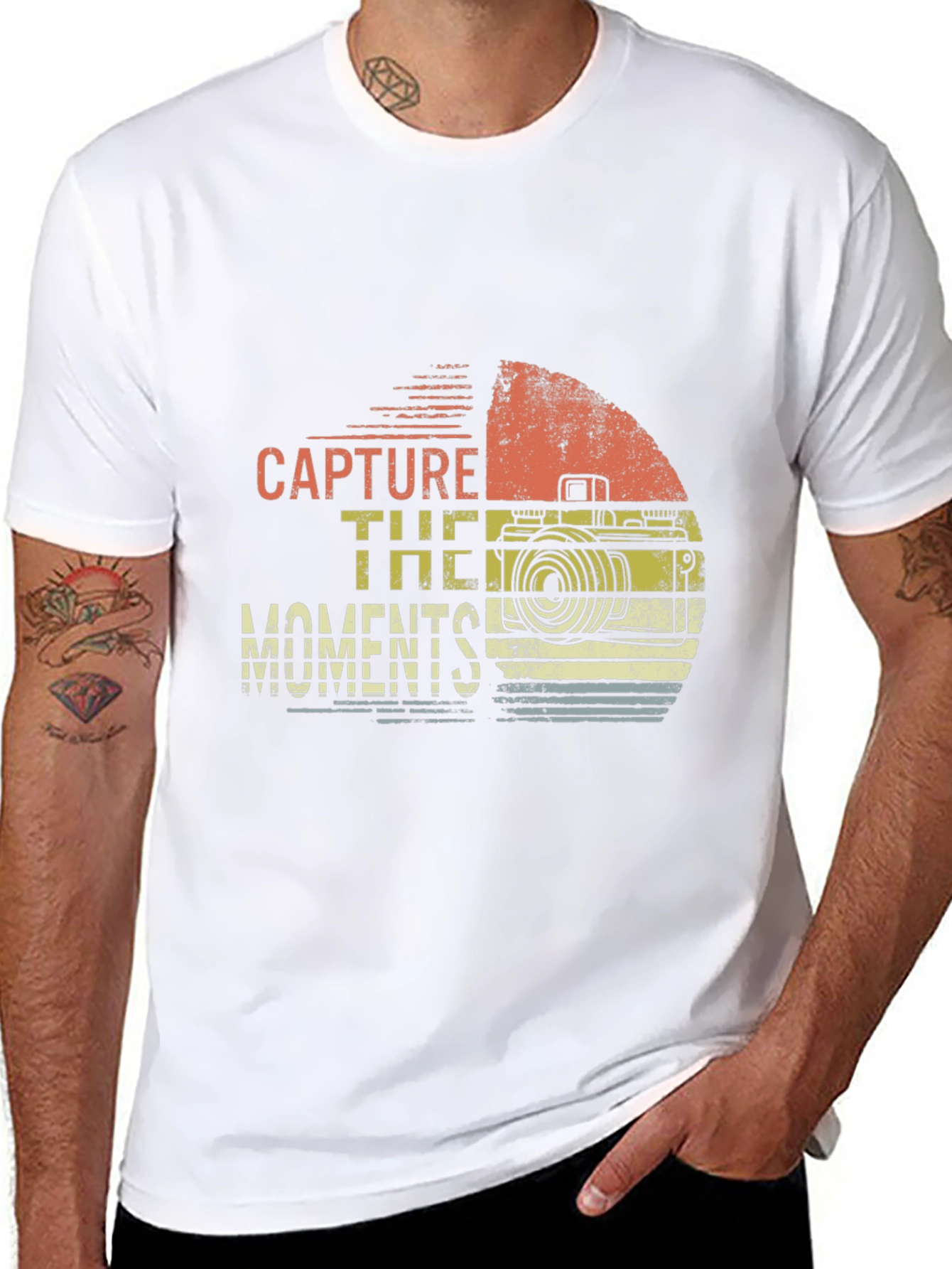 Retro Camera Graphic Tee - Capture the Moments T-Shirt