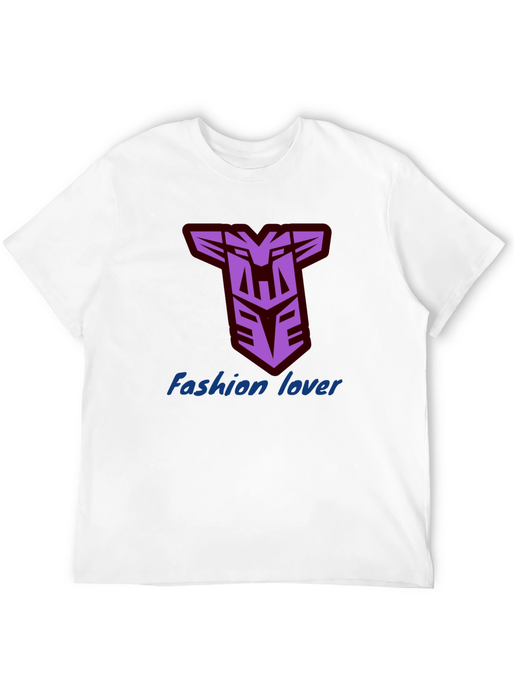 Mens Black T-Shirt with Decepticon Logo
