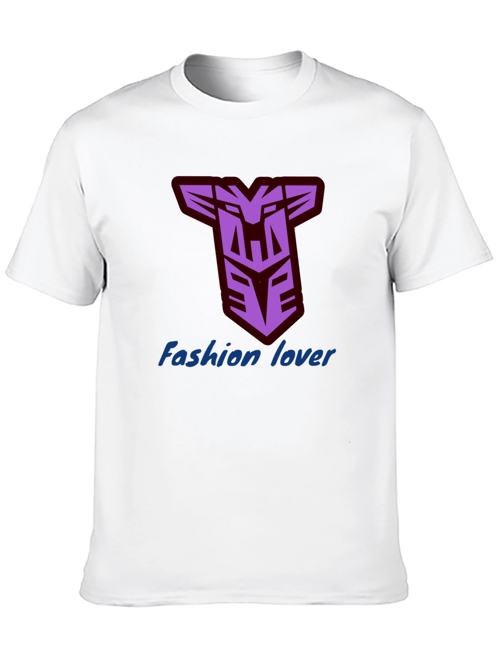 Mens Black T-Shirt with Decepticon Logo
