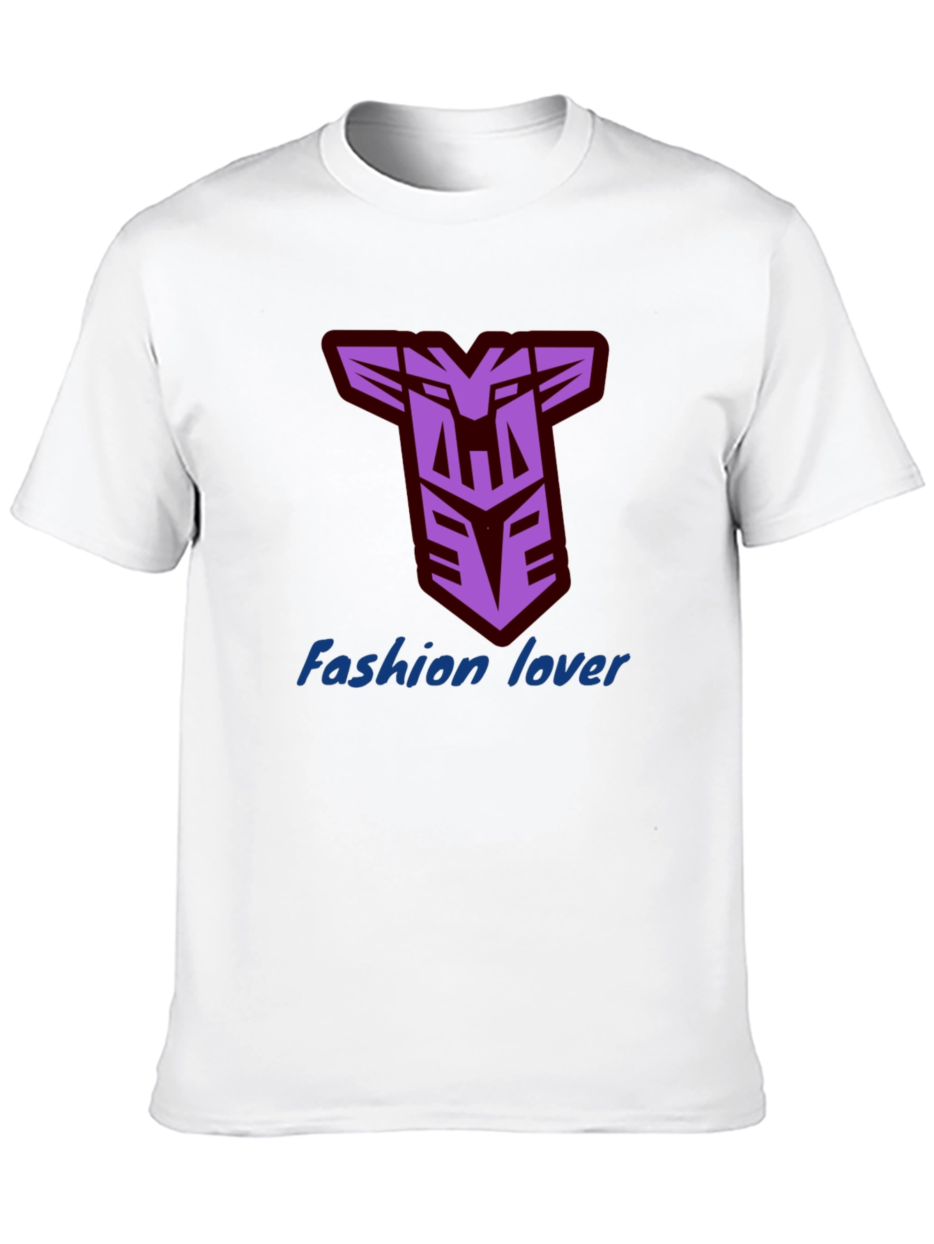 Mens Black T-Shirt with Decepticon Logo