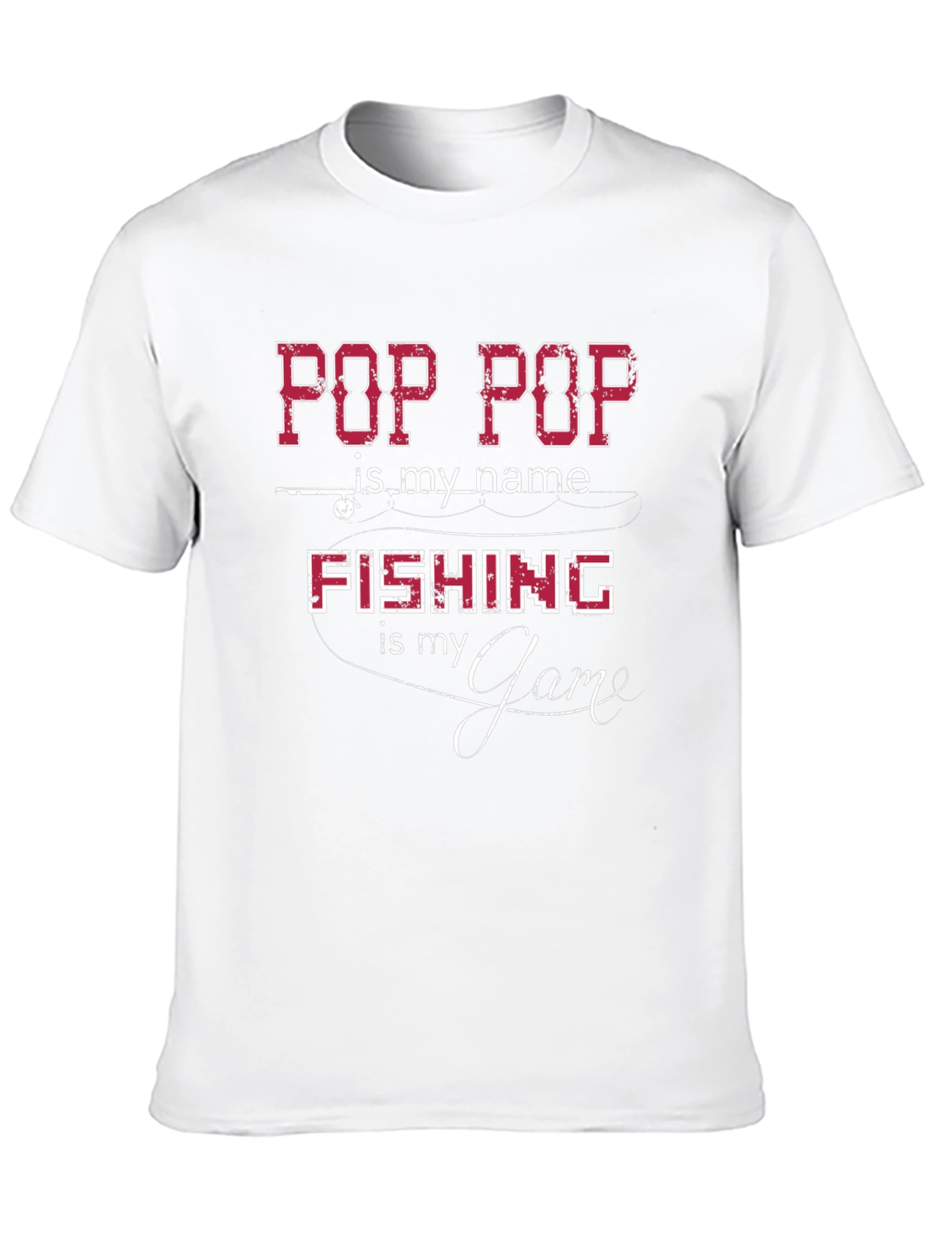 Pop Pop Fishing T-Shirt - Fishermans Gift