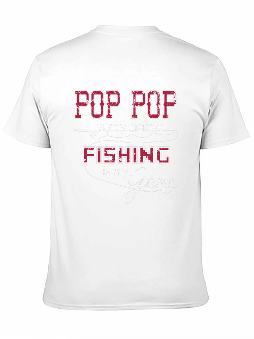 Pop Pop Fishing T-Shirt - Fishermans Gift