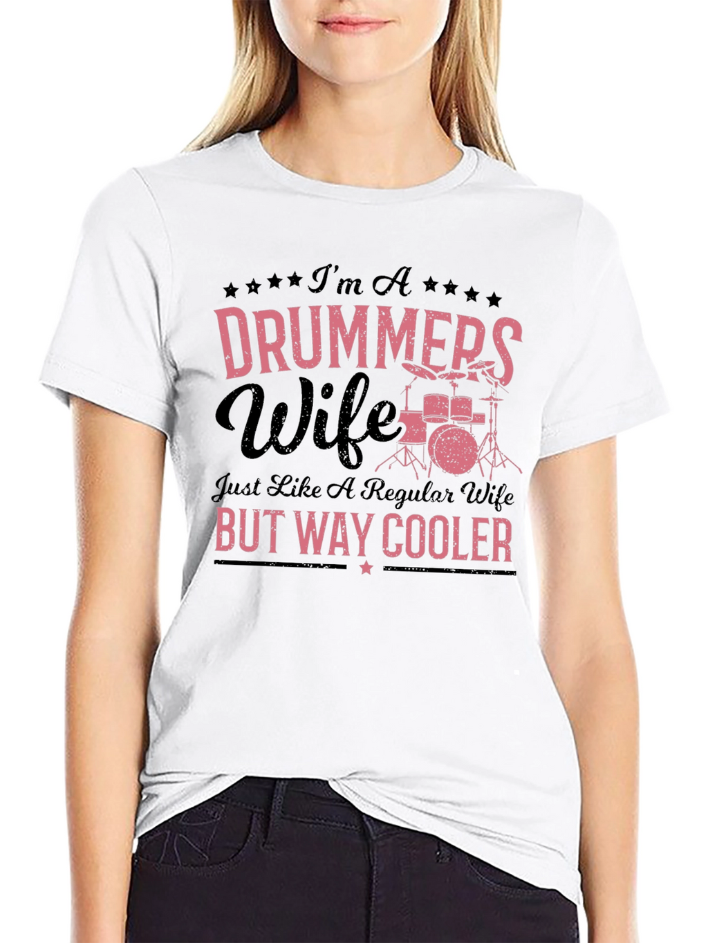 Drummers Wife Graphic Tee