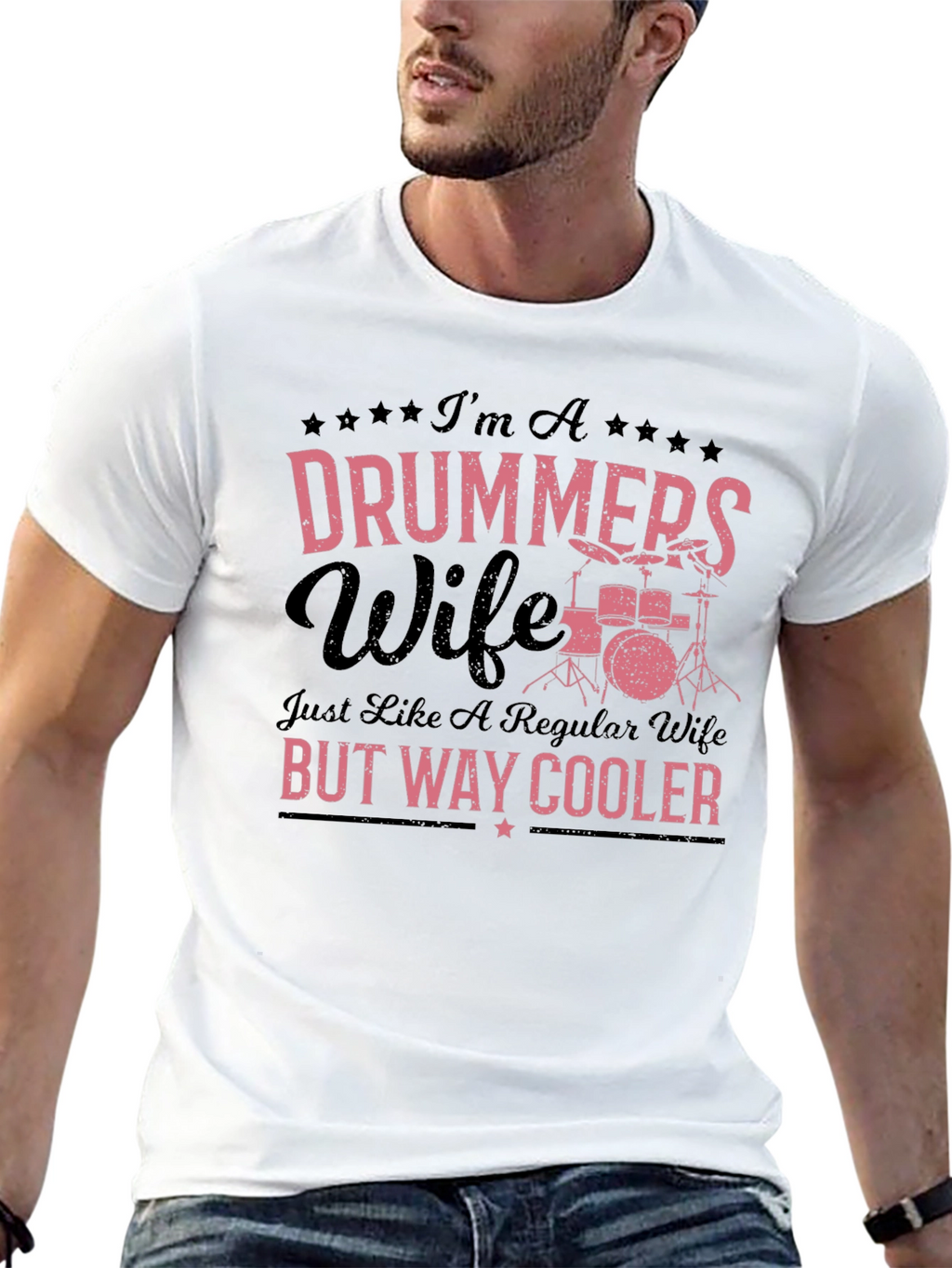 Drummers Wife Graphic Tee