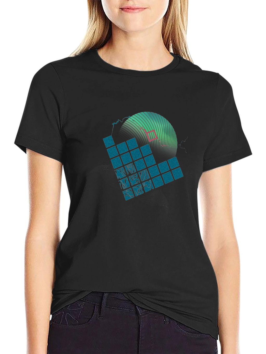 Abstract Graphic Tee - Modern Design T-Shirt