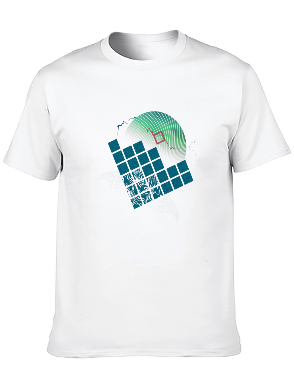 Abstract Graphic Tee - Modern Design T-Shirt