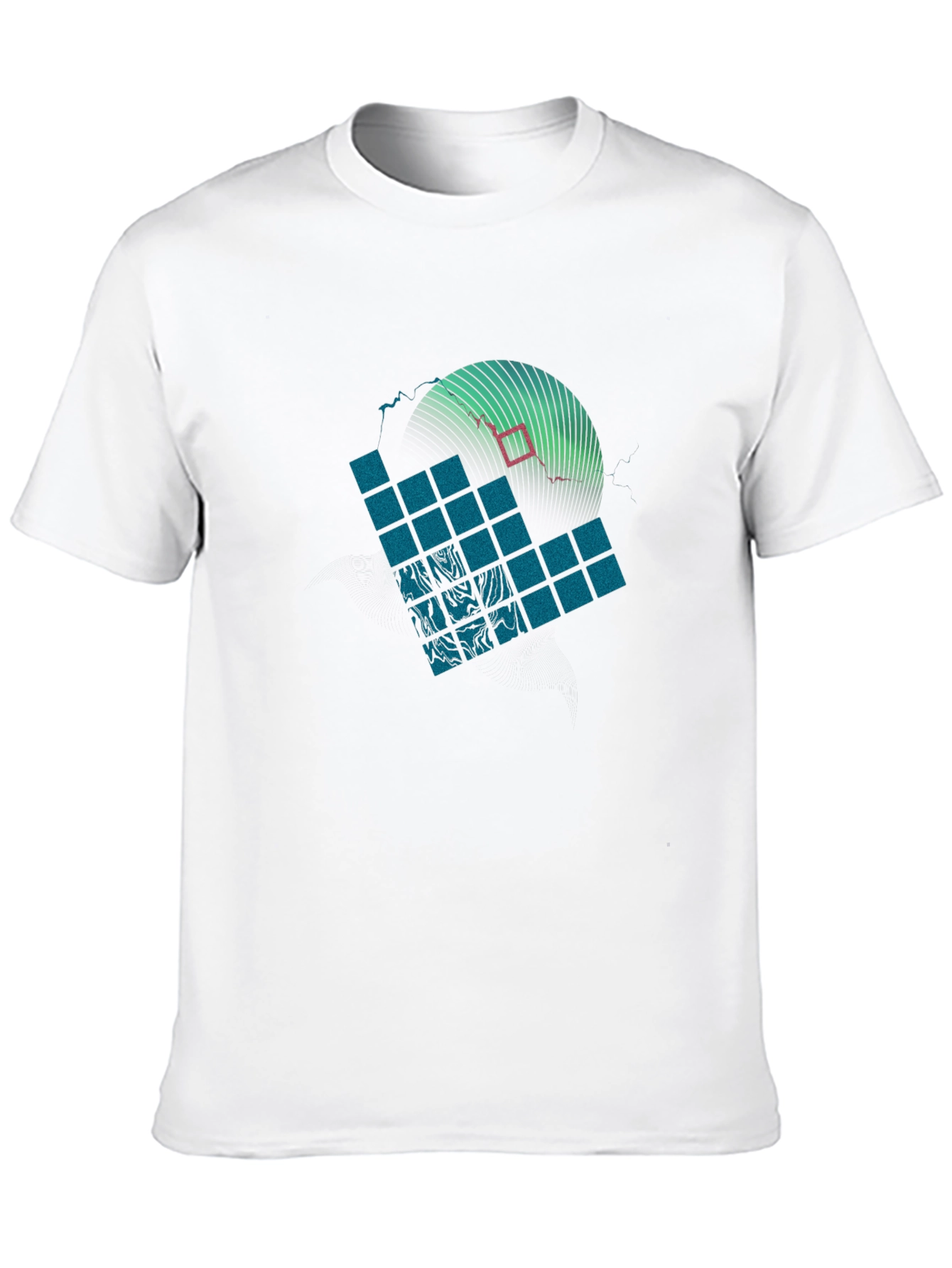 Abstract Graphic Tee - Modern Design T-Shirt