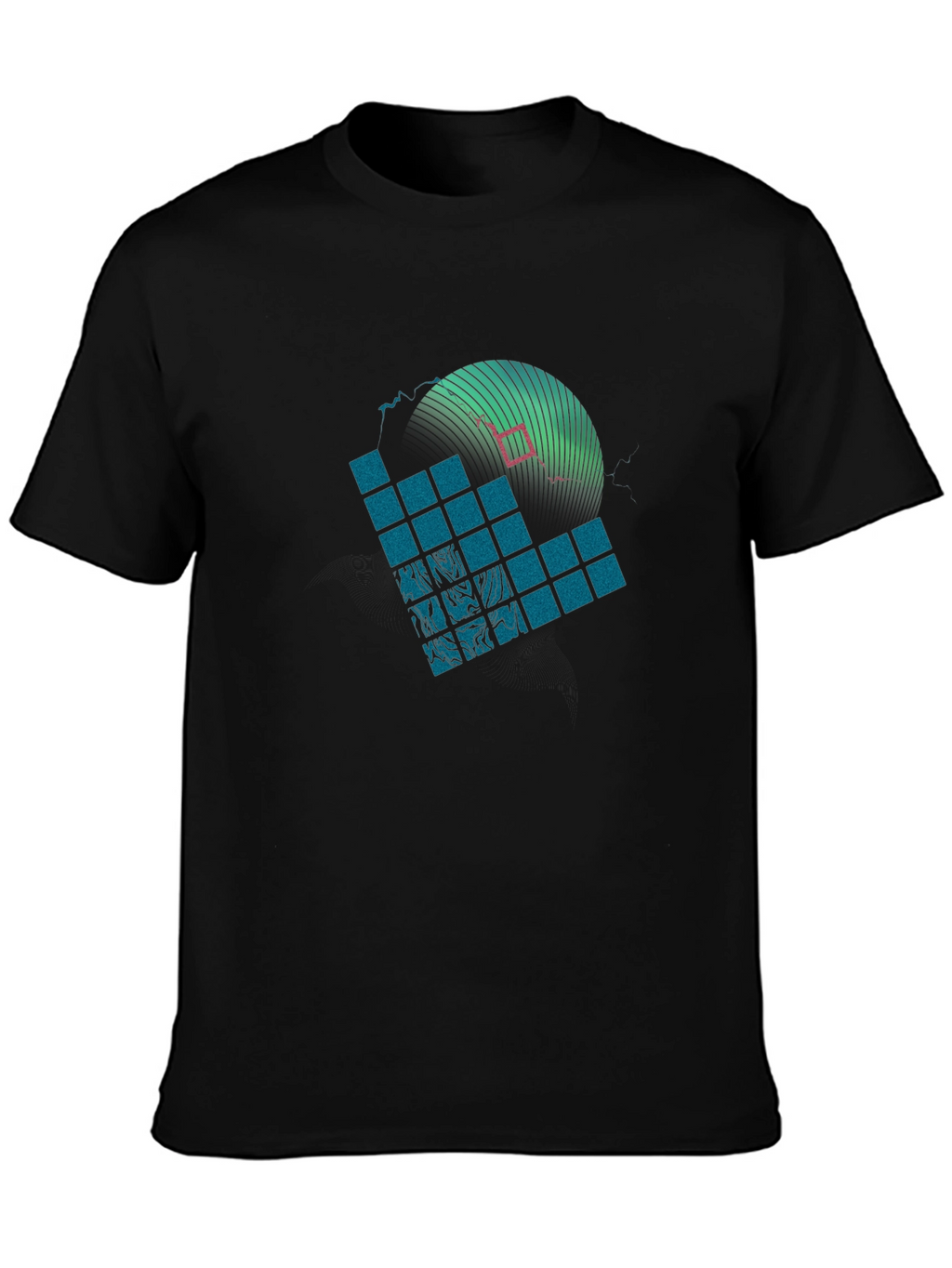 Abstract Graphic Tee - Modern Design T-Shirt
