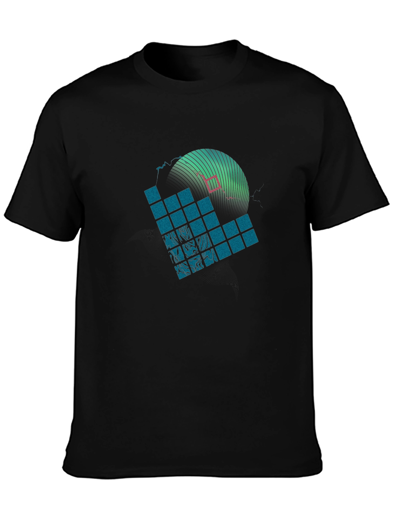 Abstract Graphic Tee - Modern Design T-Shirt