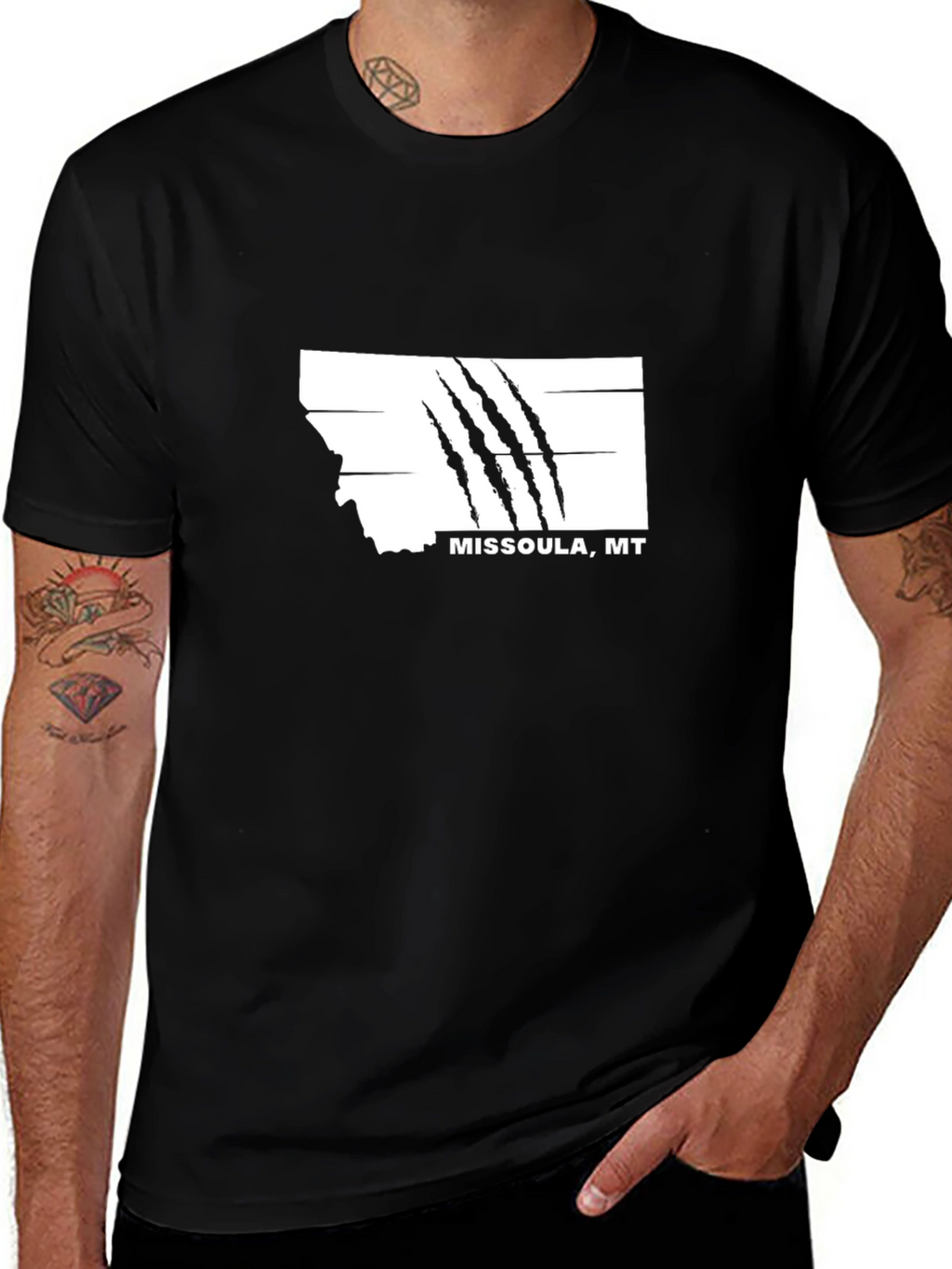 Montana Missoula MT Claw T-Shirt
