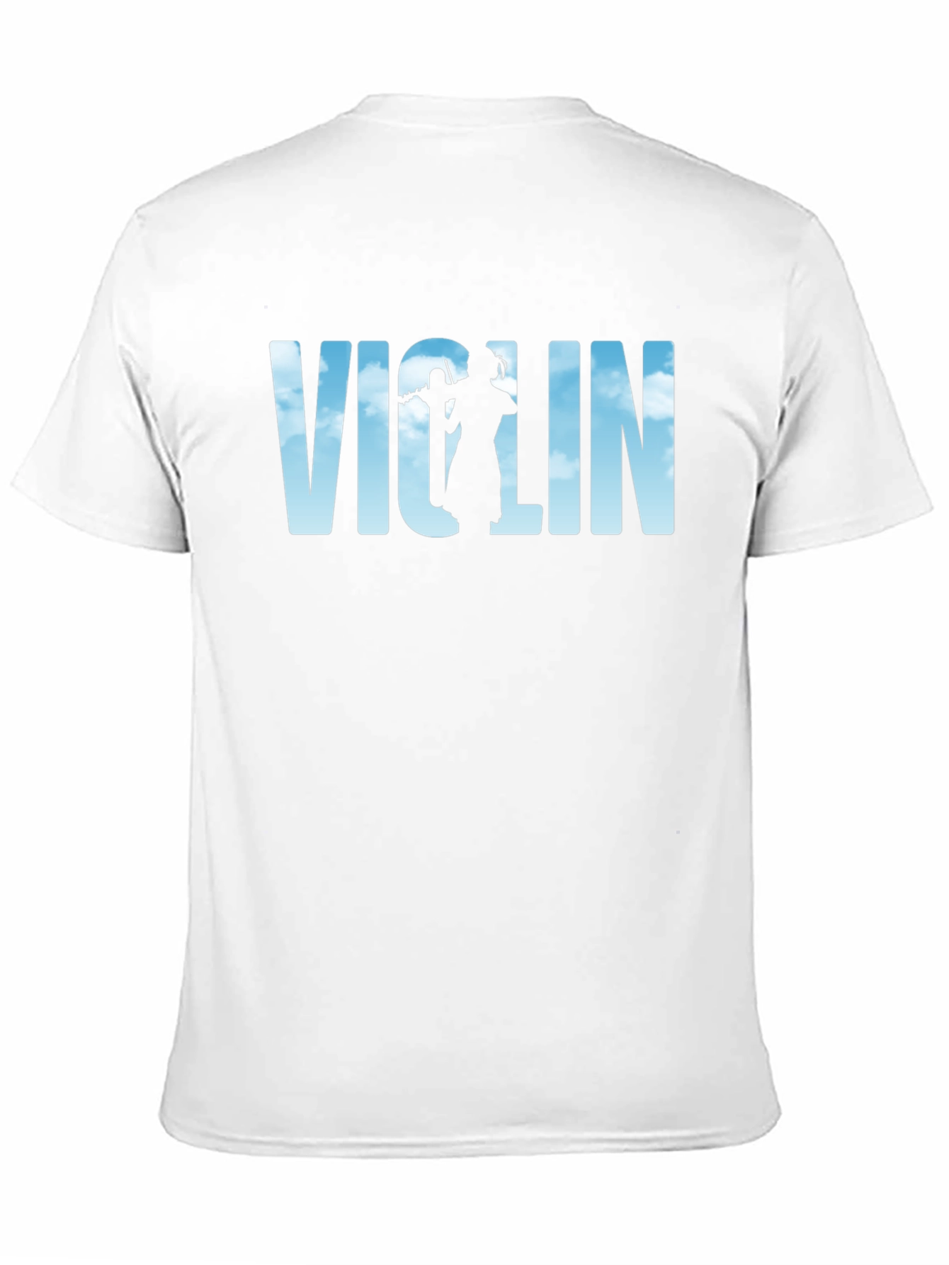 Violin Music T-Shirt - Sky Design