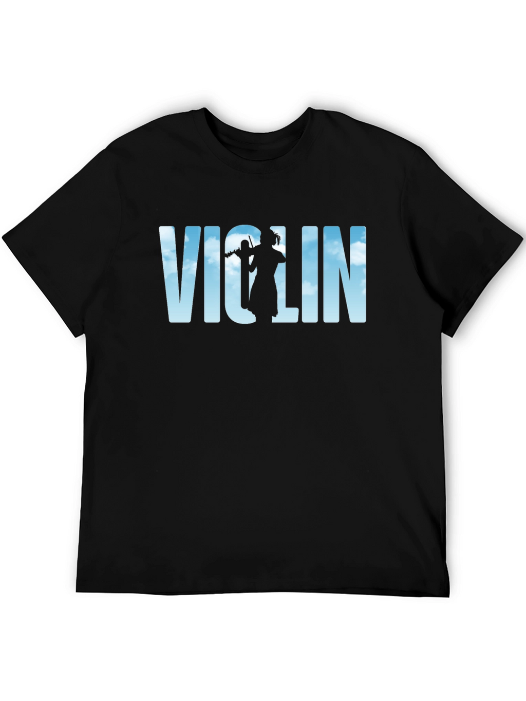 Violin Music T-Shirt - Sky Design