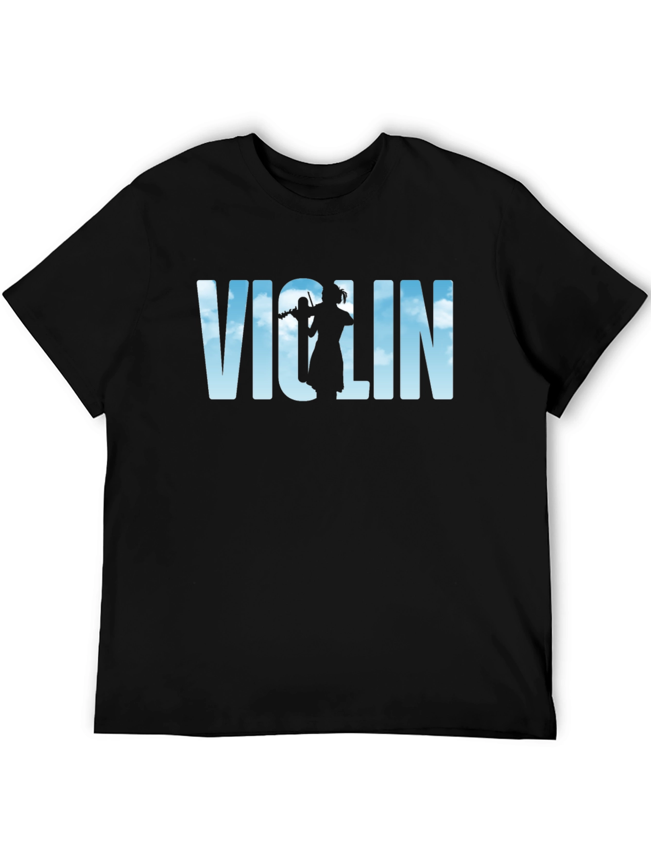 Violin Music T-Shirt - Sky Design