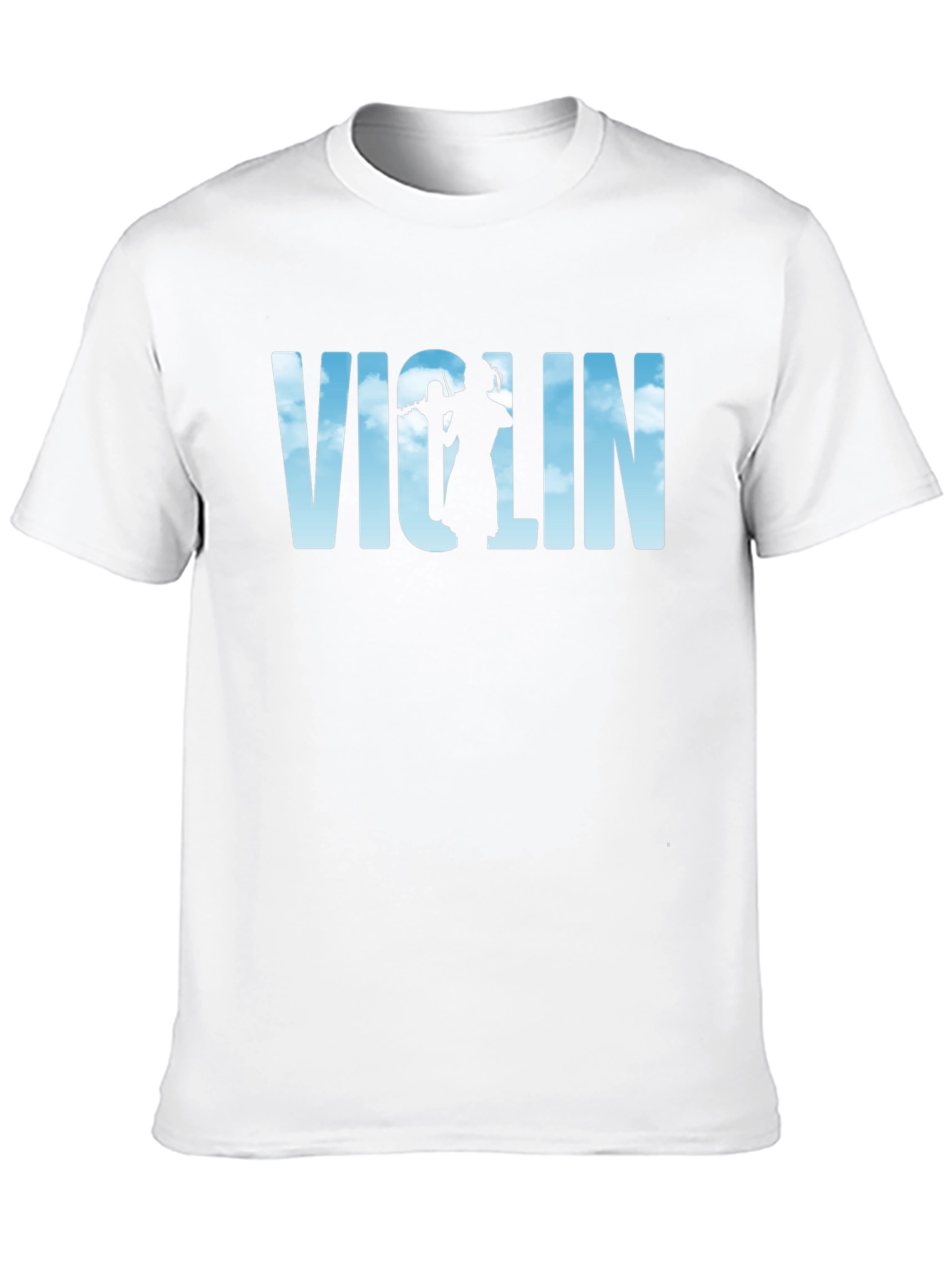 Violin Music T-Shirt - Sky Design