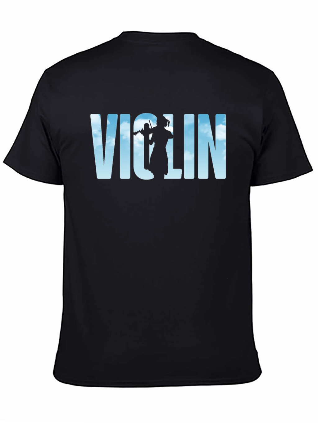 Violin Music T-Shirt - Sky Design