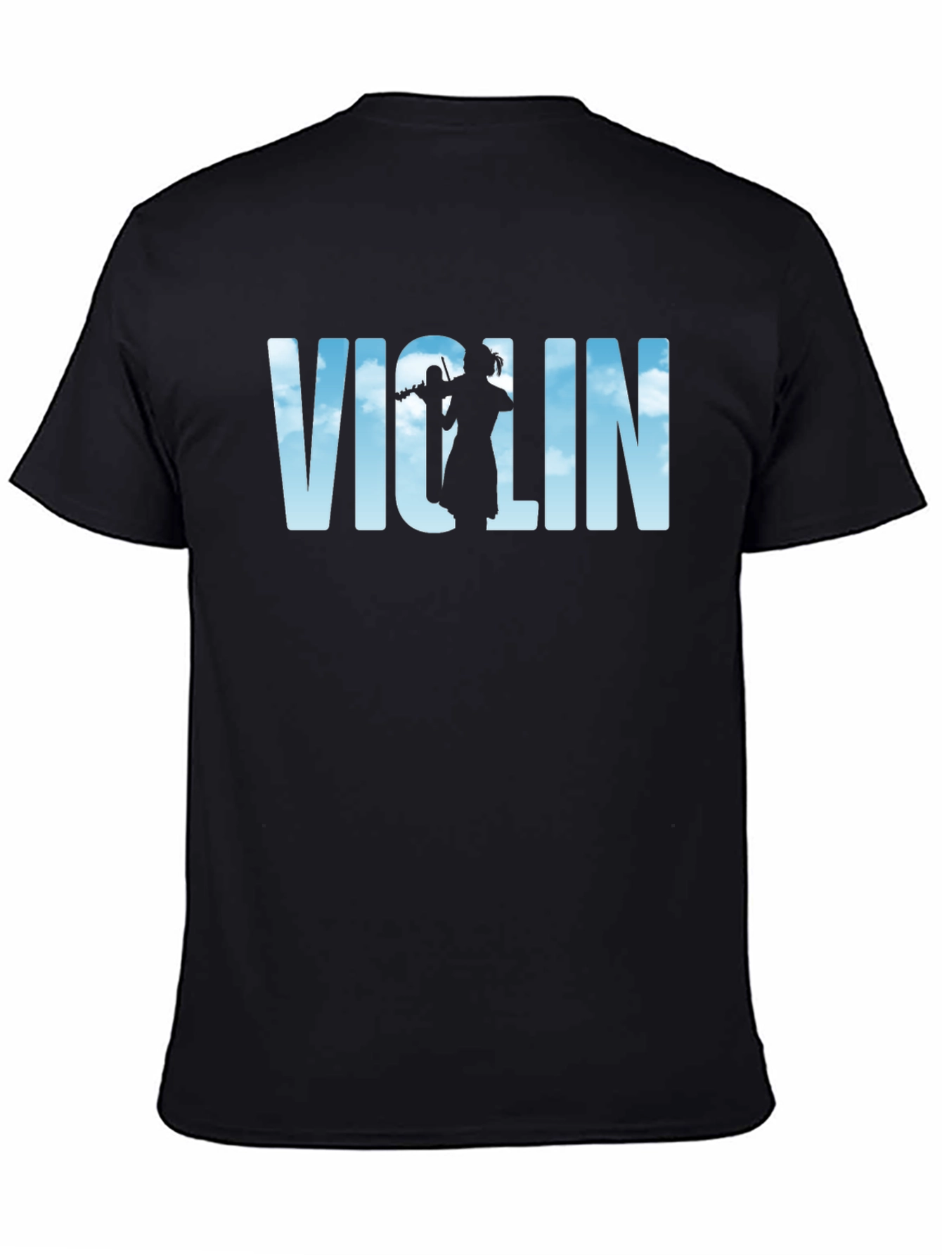 Violin Music T-Shirt - Sky Design