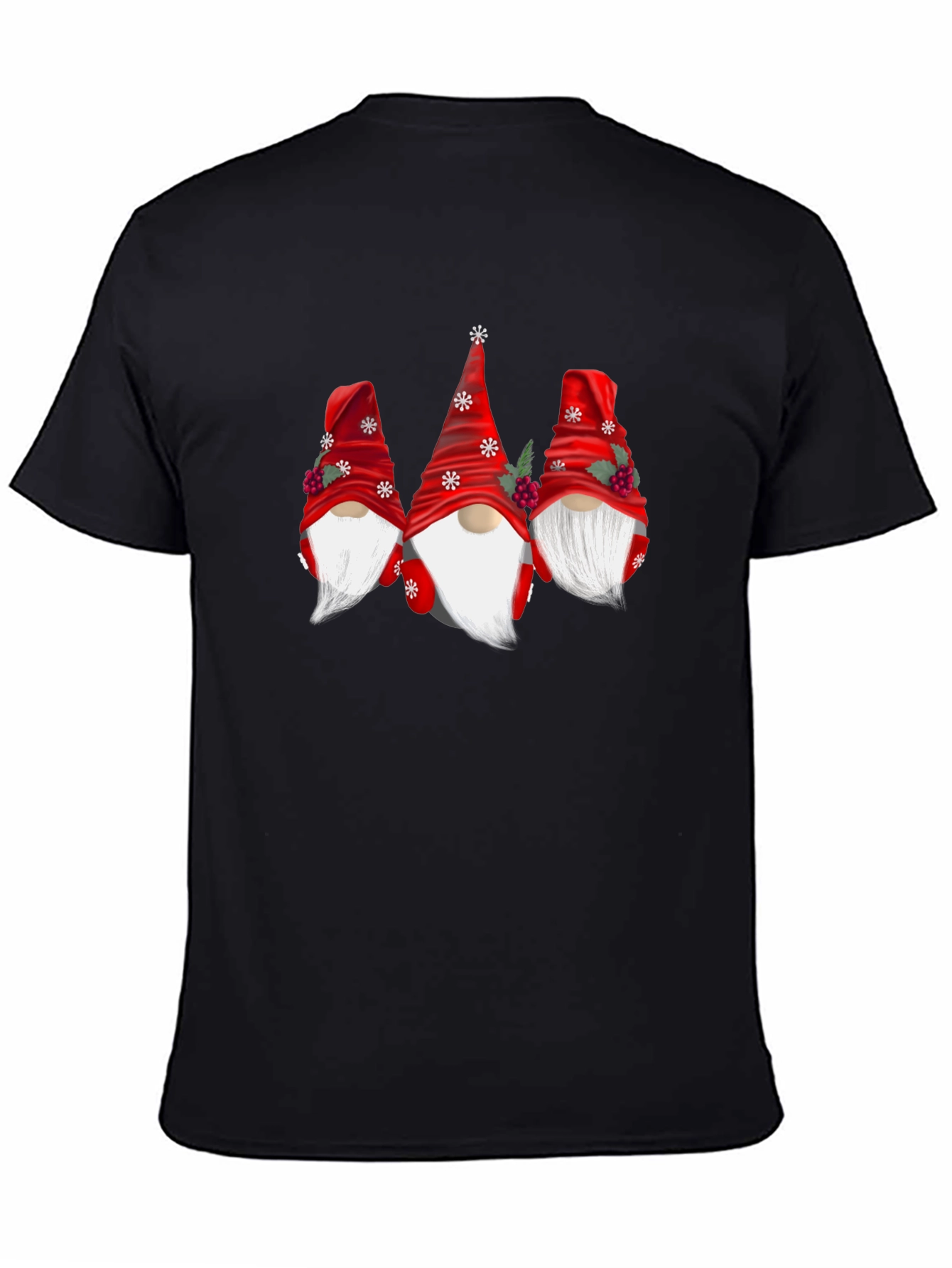 Festive Gnome Graphic Tee - Holiday Cheer