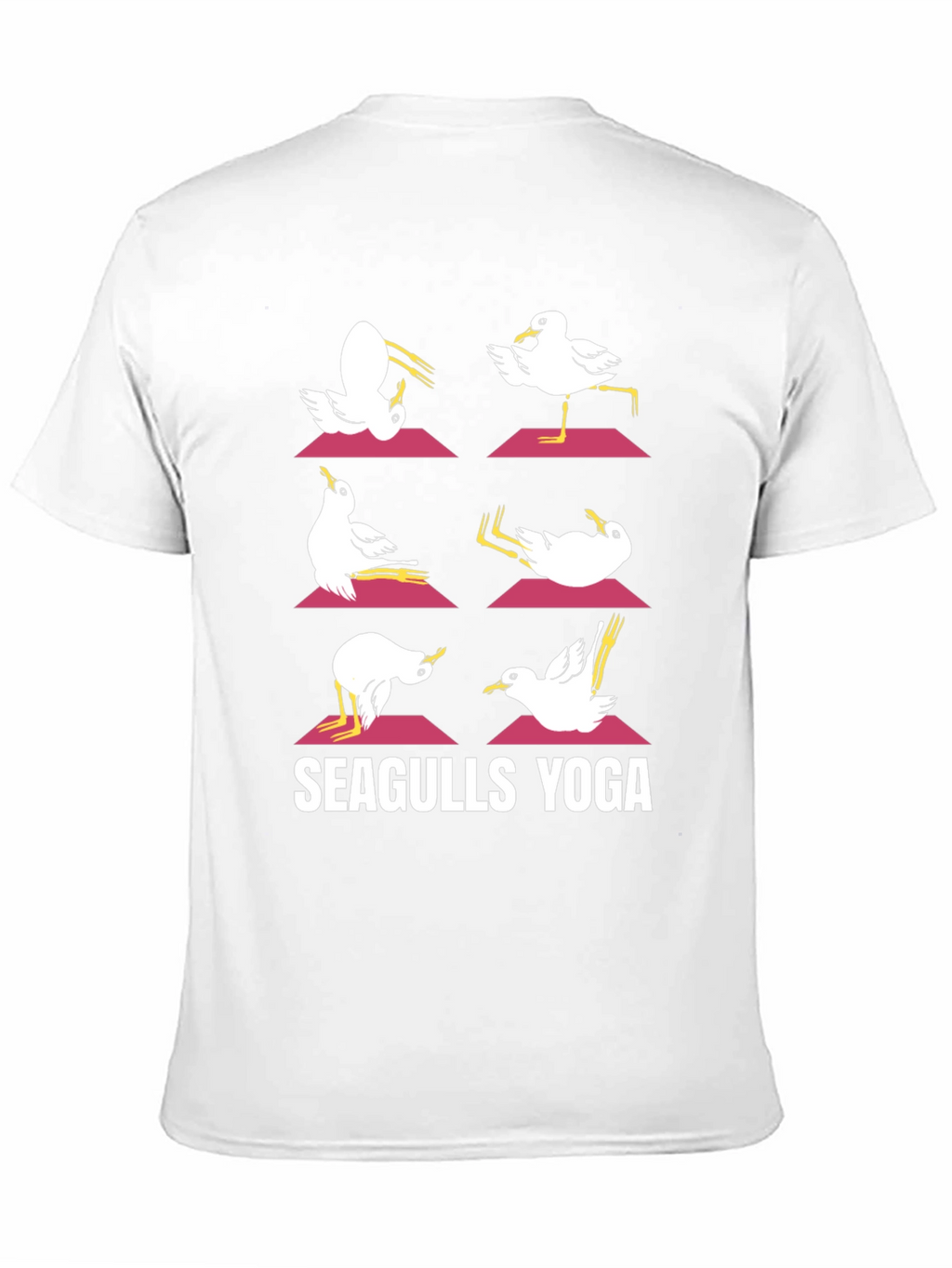 Seagulls Yoga Graphic T-Shirt