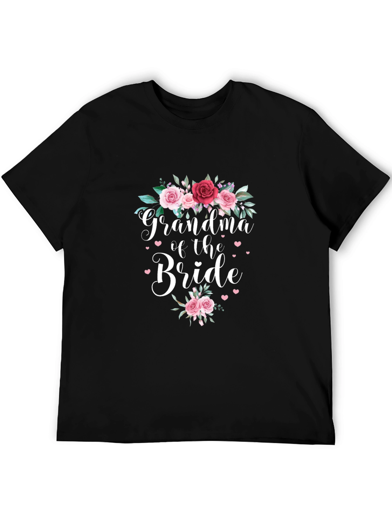 Grandma of the Bride Floral T-Shirt