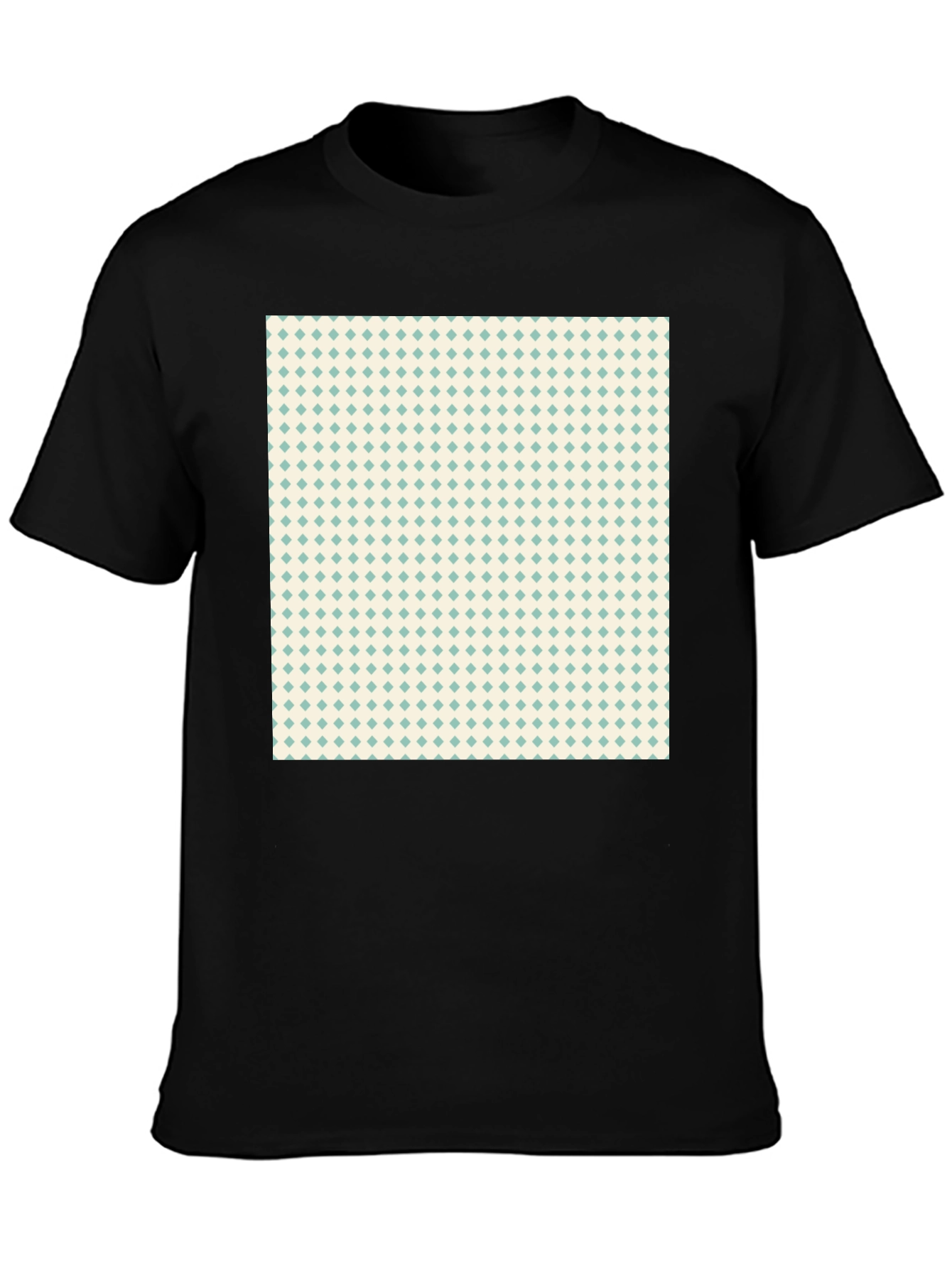 Diamond Pattern T-Shirt - Modern Style