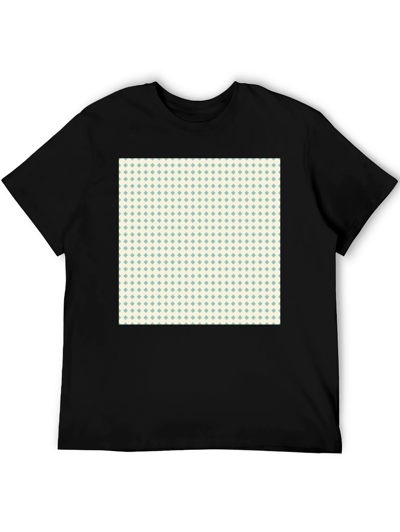 Diamond Pattern T-Shirt - Modern Style