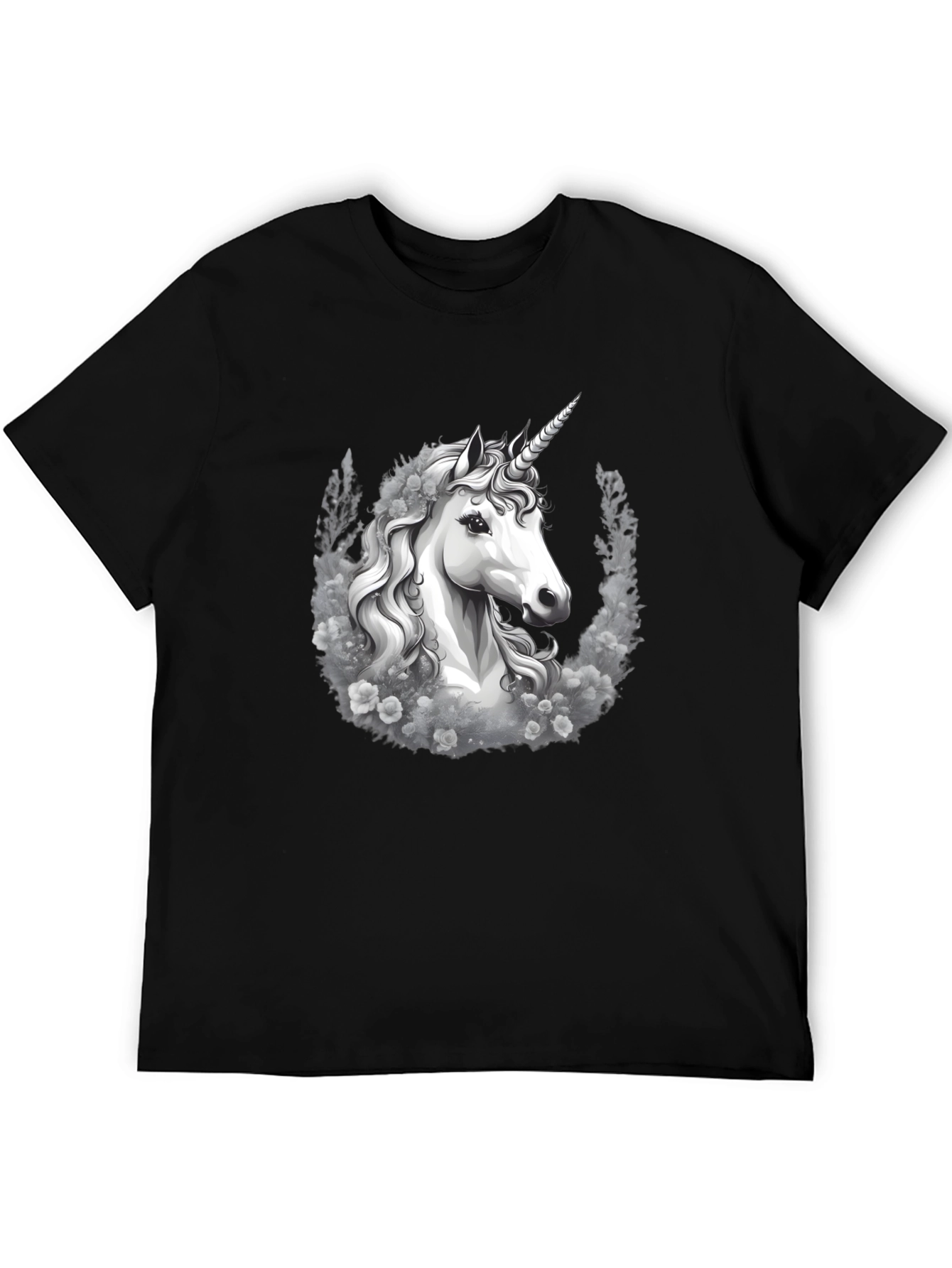 Unicorn Graphic Tee - Black T-Shirt
