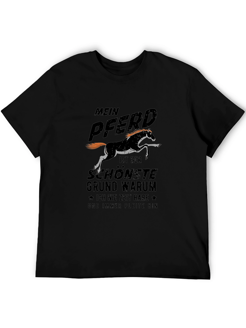Mein Pferd T-Shirt: Horse Lover German Text Tee